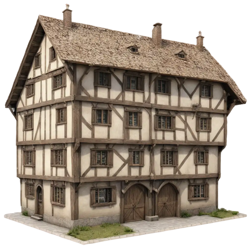 Medieval-European-House-PNG-Image-Authentic-Architecture-in-HighQuality-Format