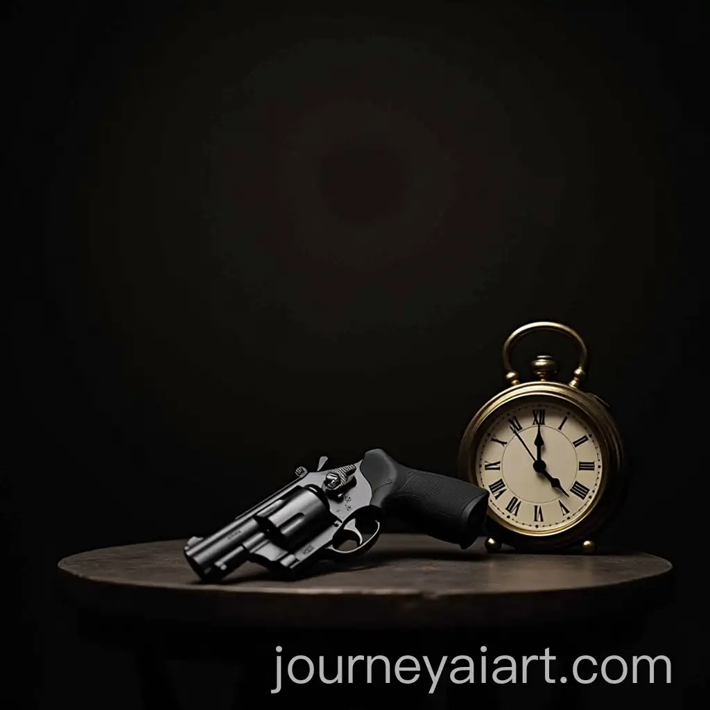 AI-Art-Prompt-ExpansionDark-Roman-Mafia-Scene-with-Revolver-and-Clock