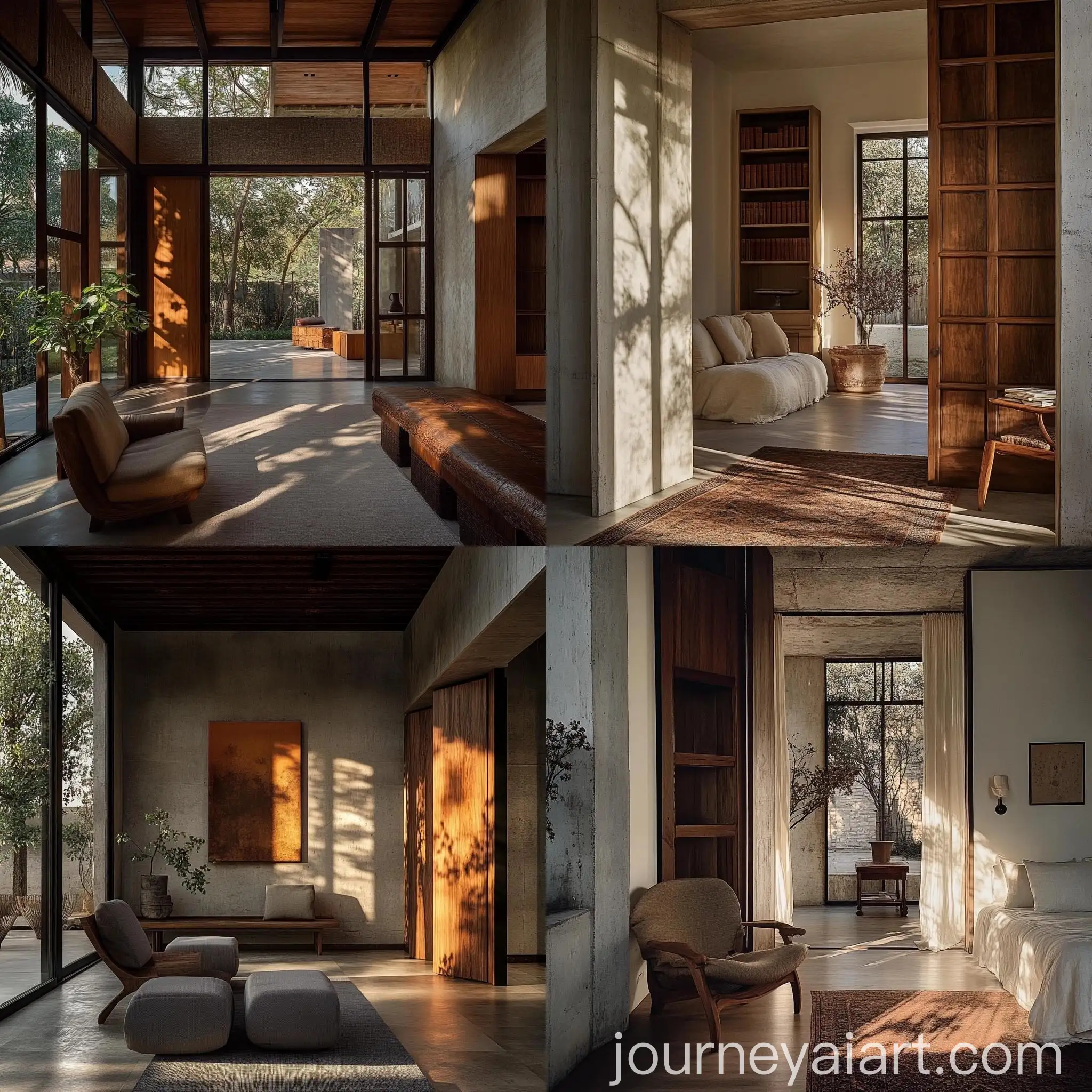 Woman-Finding-Coziness-and-Comfort-in-Secluded-Home-Retreat