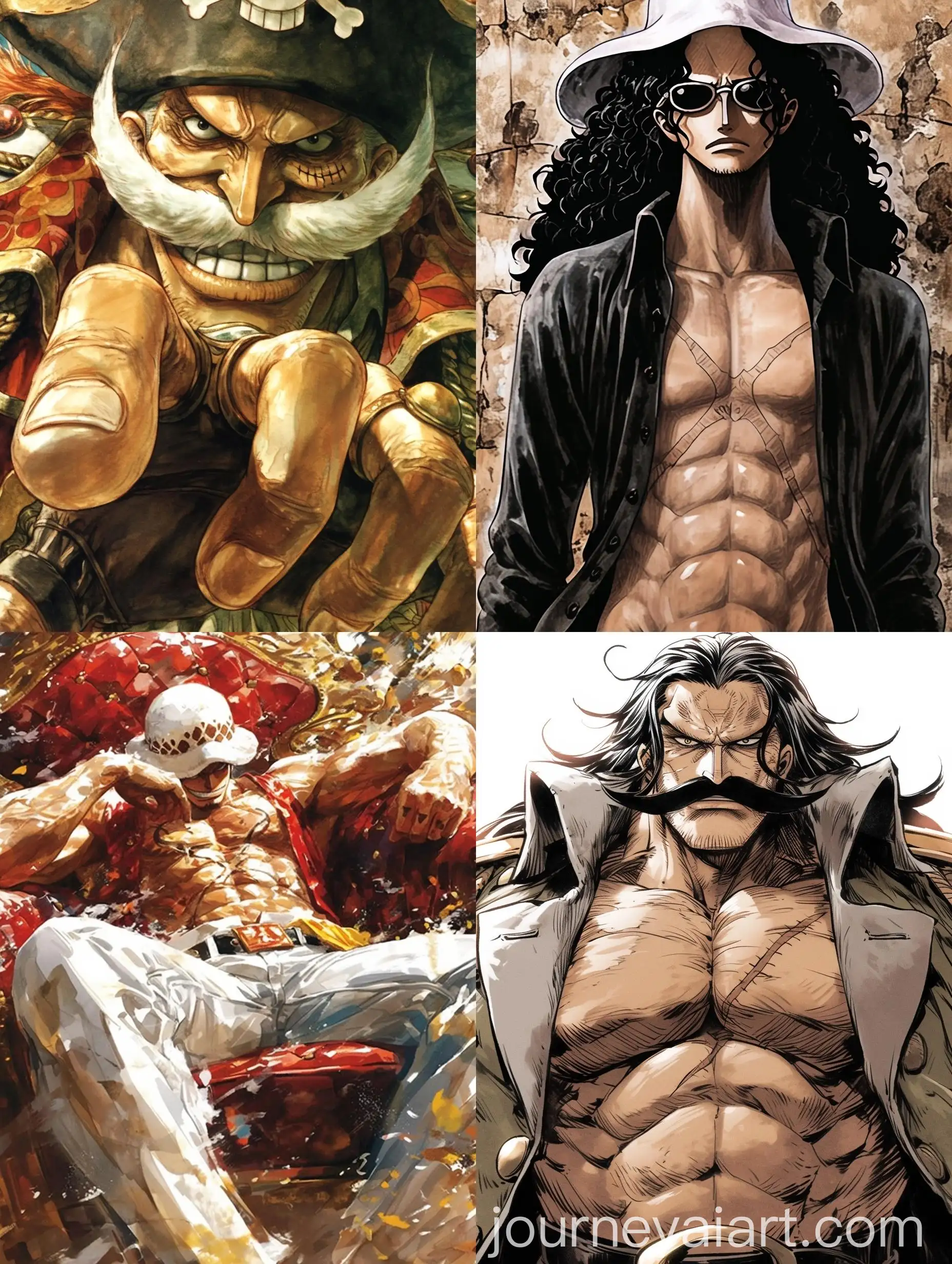 Watercolor-Pirate-Character-from-Manga-One-Piece