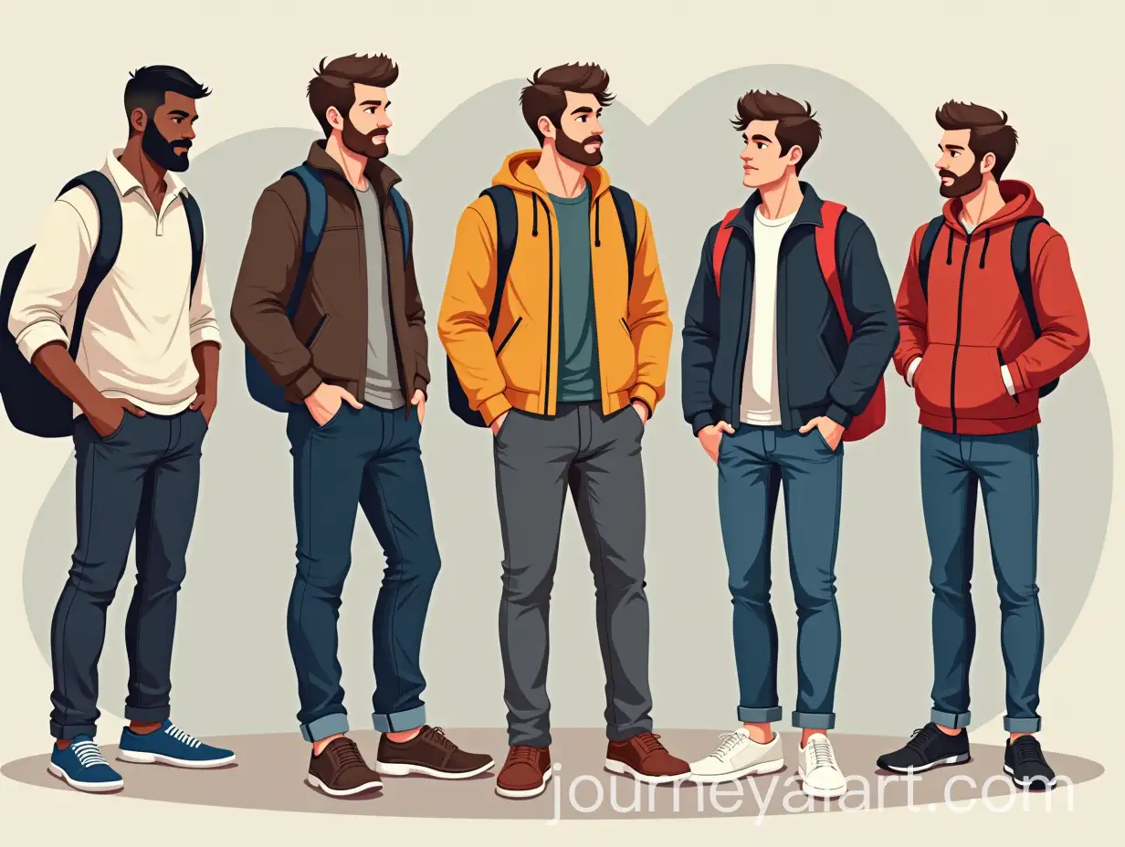 Group-of-Ten-Average-French-Men-Representing-Diversity-in-Appearance-Lifestyle-and-SocioEconomic-Status
