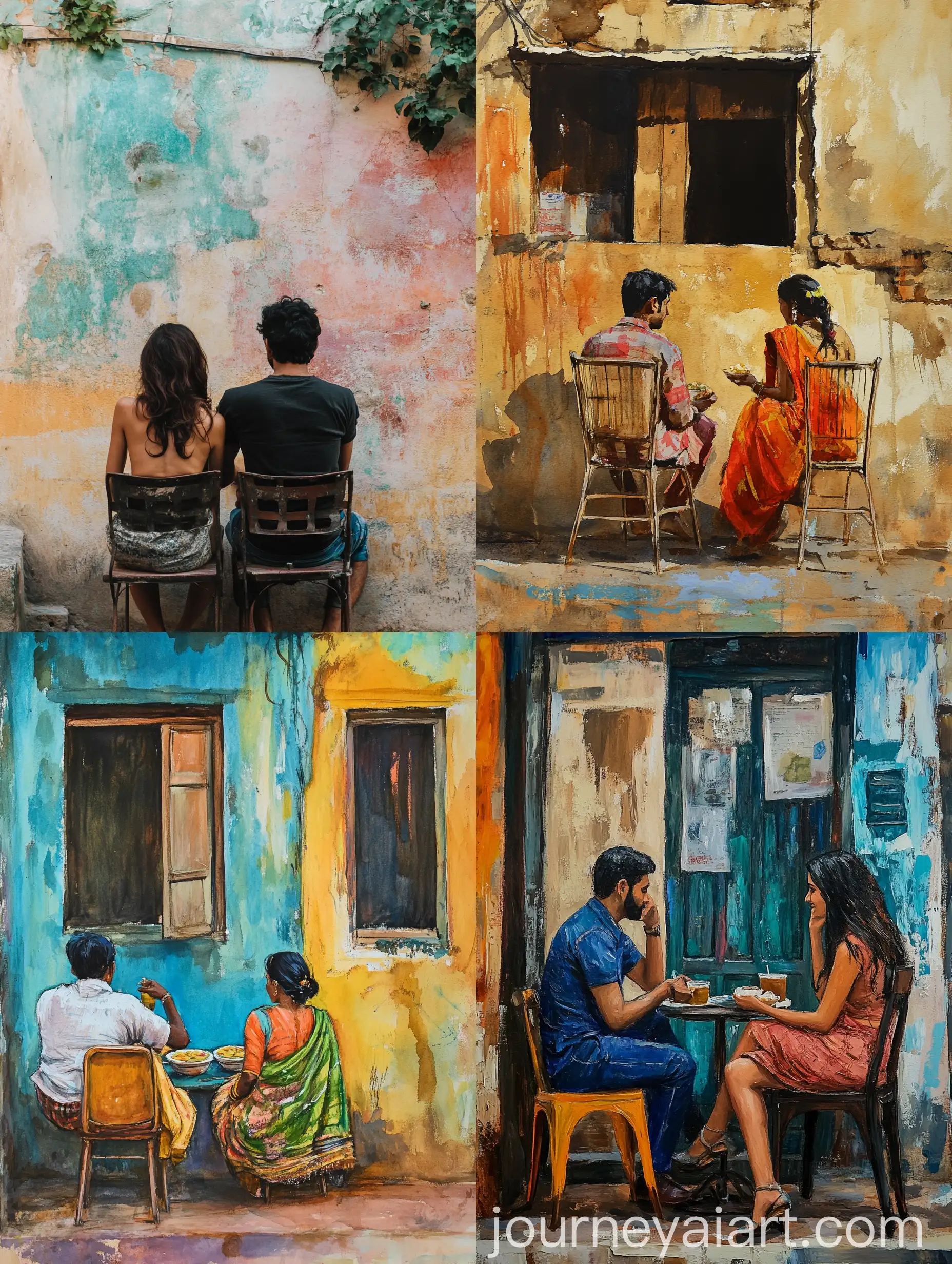 Couples-Enjoying-Pani-Puri-Together