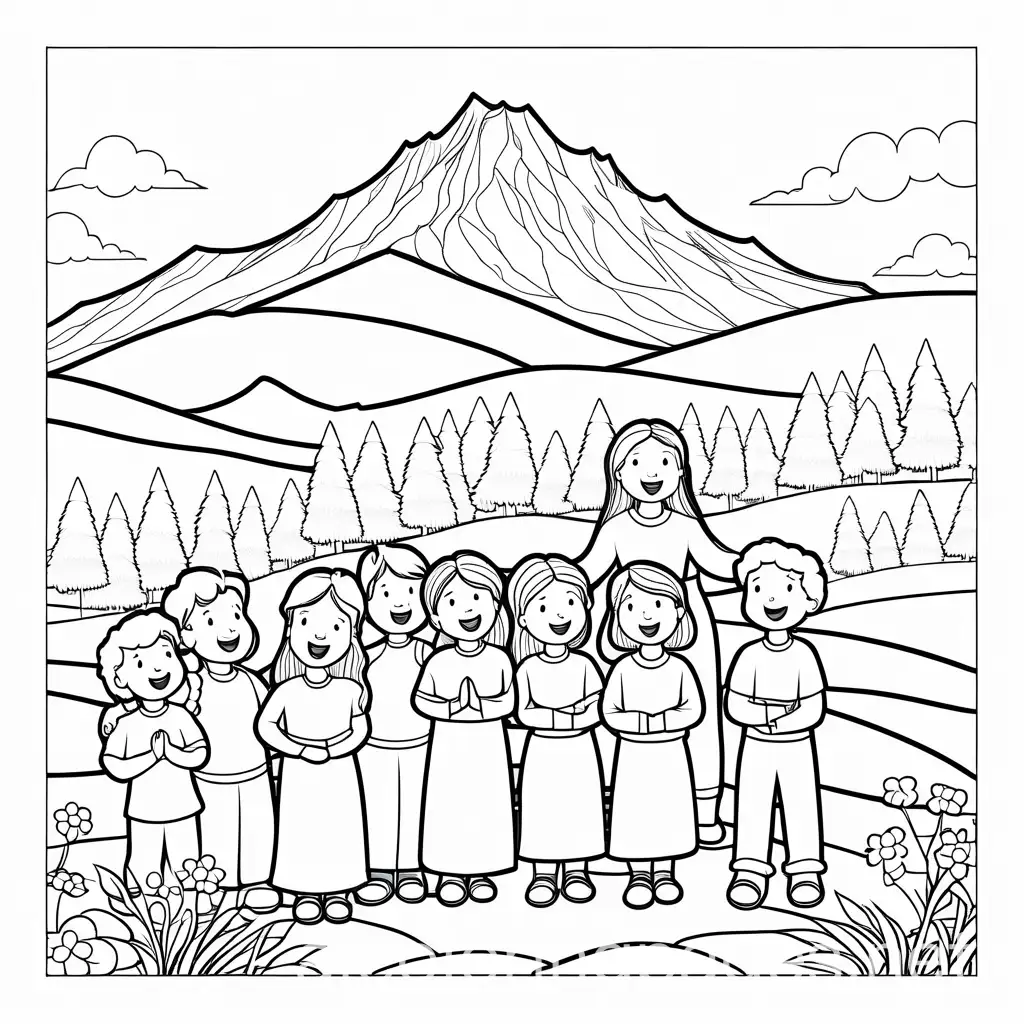 Children-Praising-Nature-with-Mountain-Worship