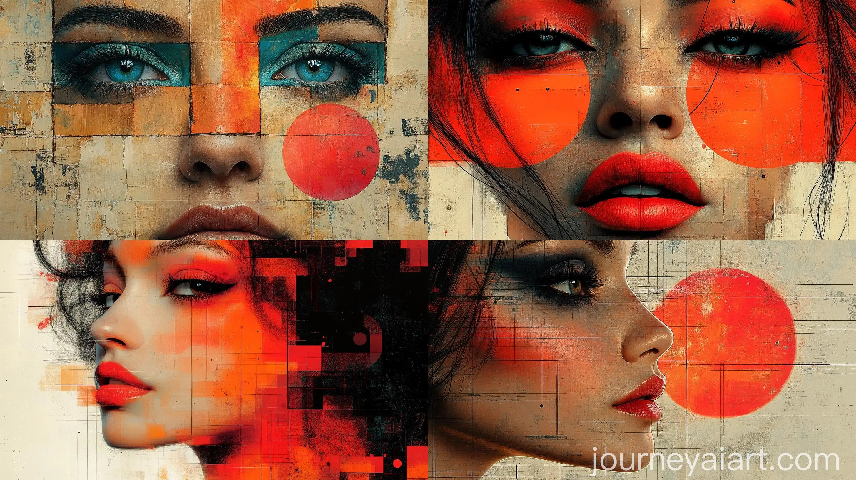 Abstract-Contemporary-Modern-Art-Collage-Illustration-for-International-Womens-Day