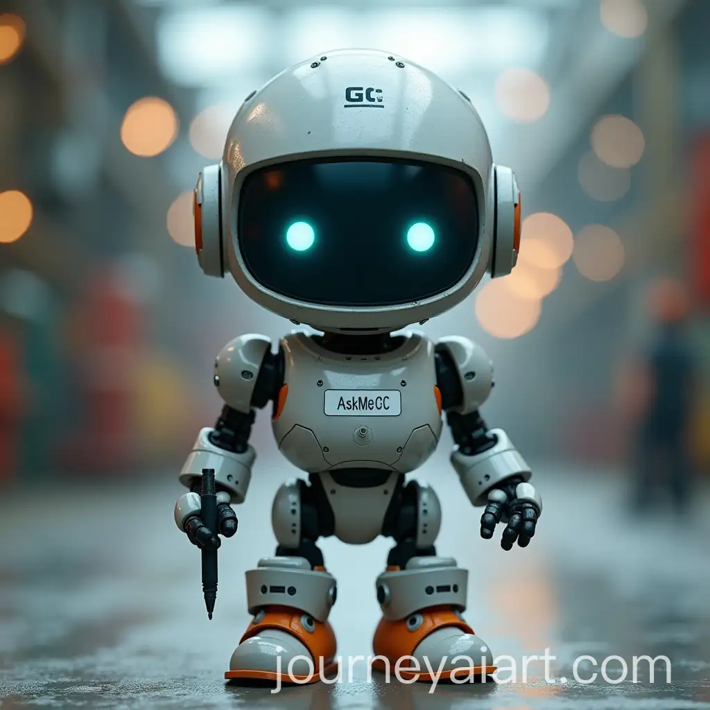 Adorable-Robot-Boy-in-Safety-Gear-at-Petrochemical-Factory