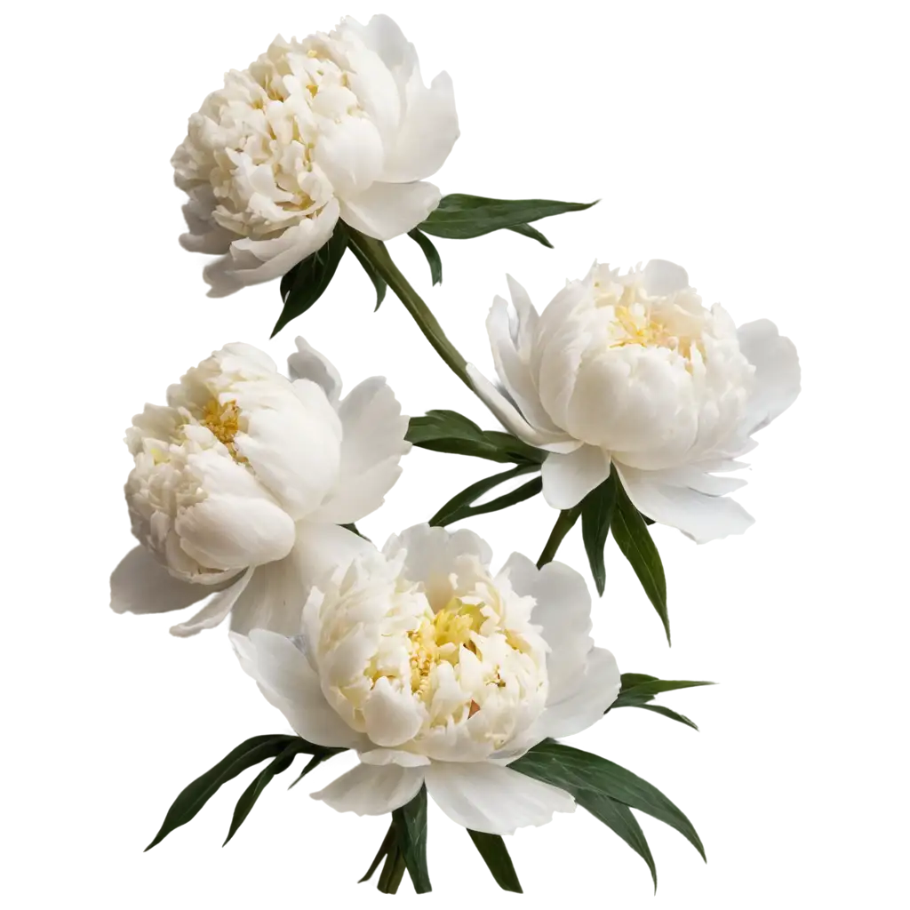 White-Peonies-PNG-HighQuality-Transparent-Floral-Image-for-Versatile-Uses