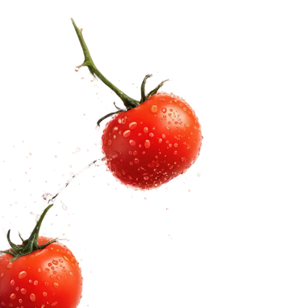 Red-Tomato-with-Water-Droplets-PNG-HighQuality-Transparent-Image-for-Various-Uses