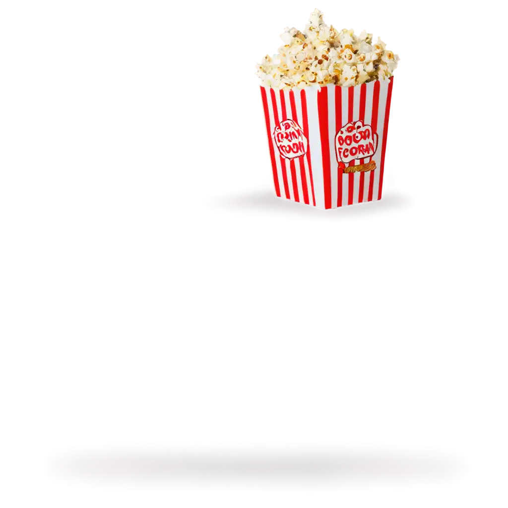 HighQuality-PNG-Image-of-a-Bag-of-Popcorn-Artistic-and-Crispy-Visual-Delight