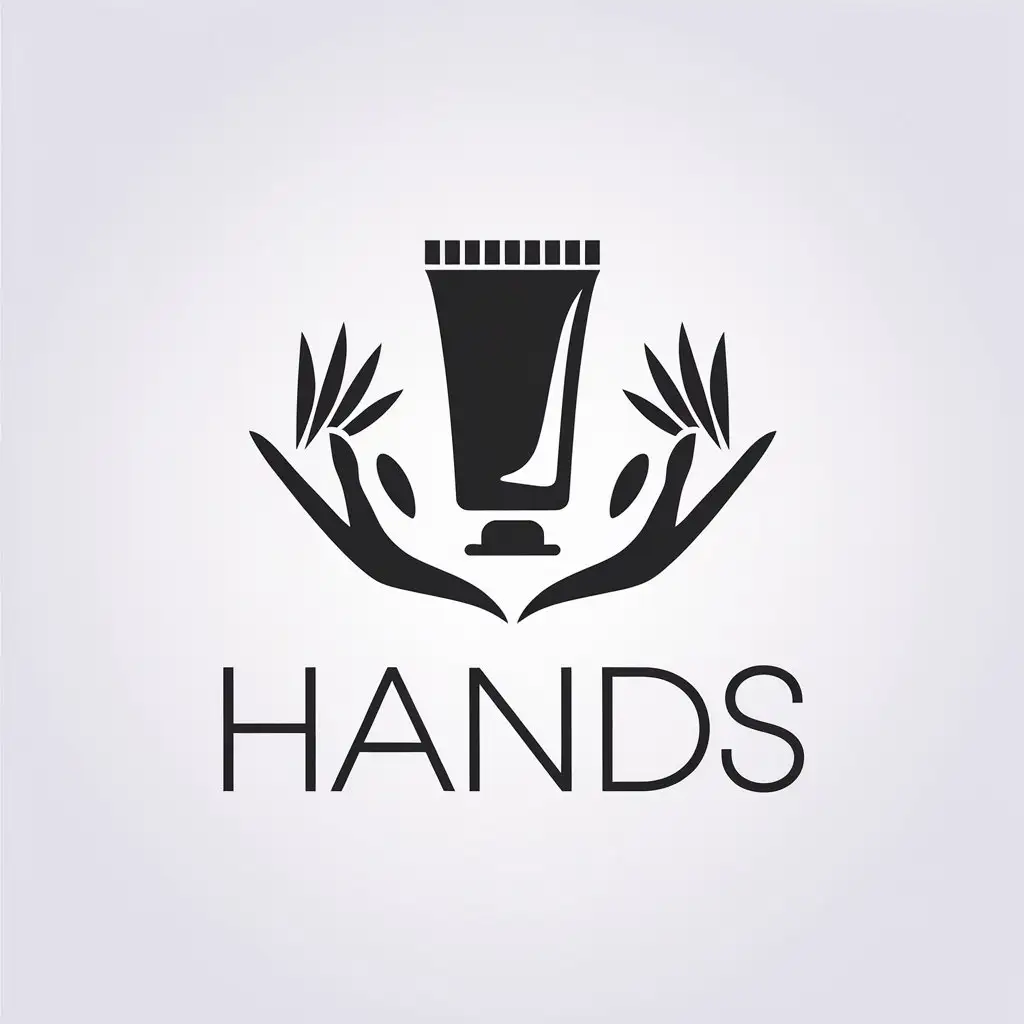 LOGO-Design-For-Hands-Minimalistic-Tube-of-Lacquer-Symbol-for-Beauty-Spa-Industry