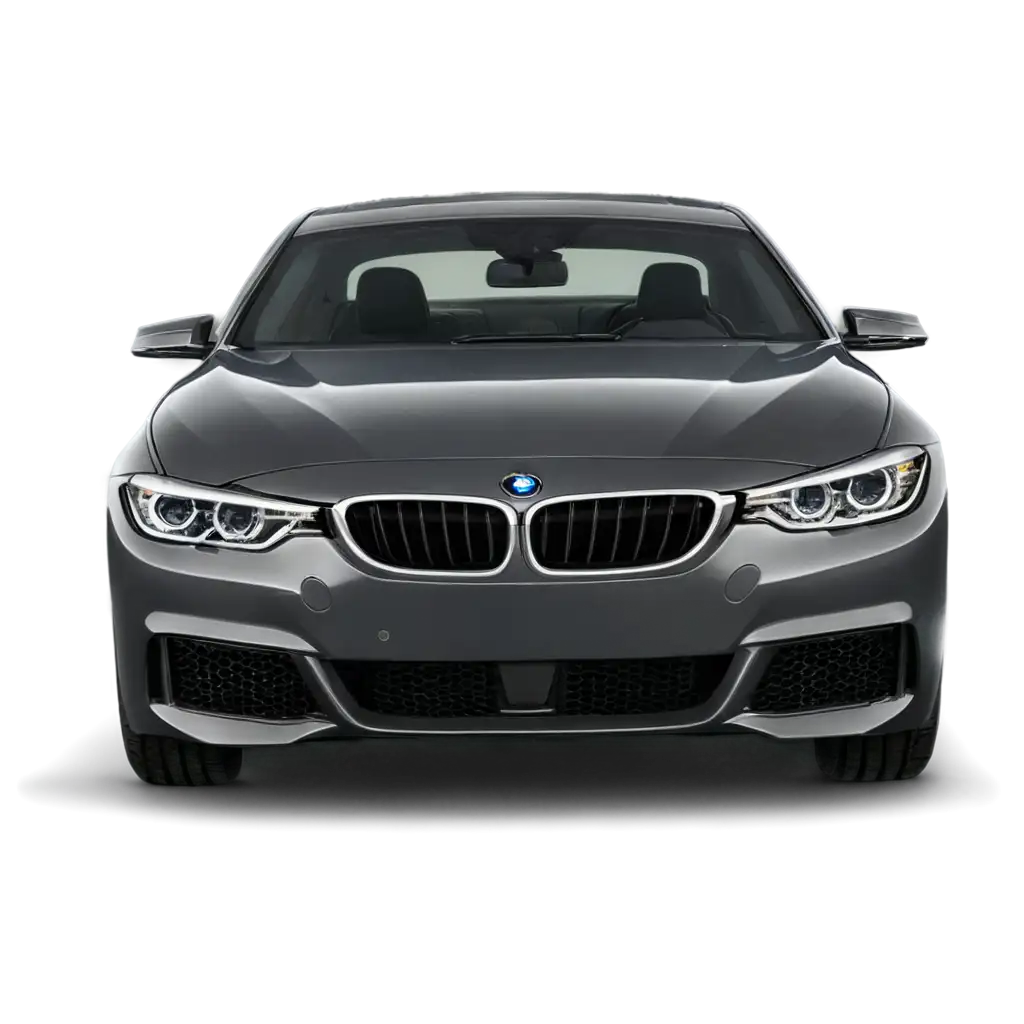 Black-BMW-PNG-Image-Facing-the-Screen-on-a-White-Background-HighQuality-PNG-Format-for-Versatile-Use