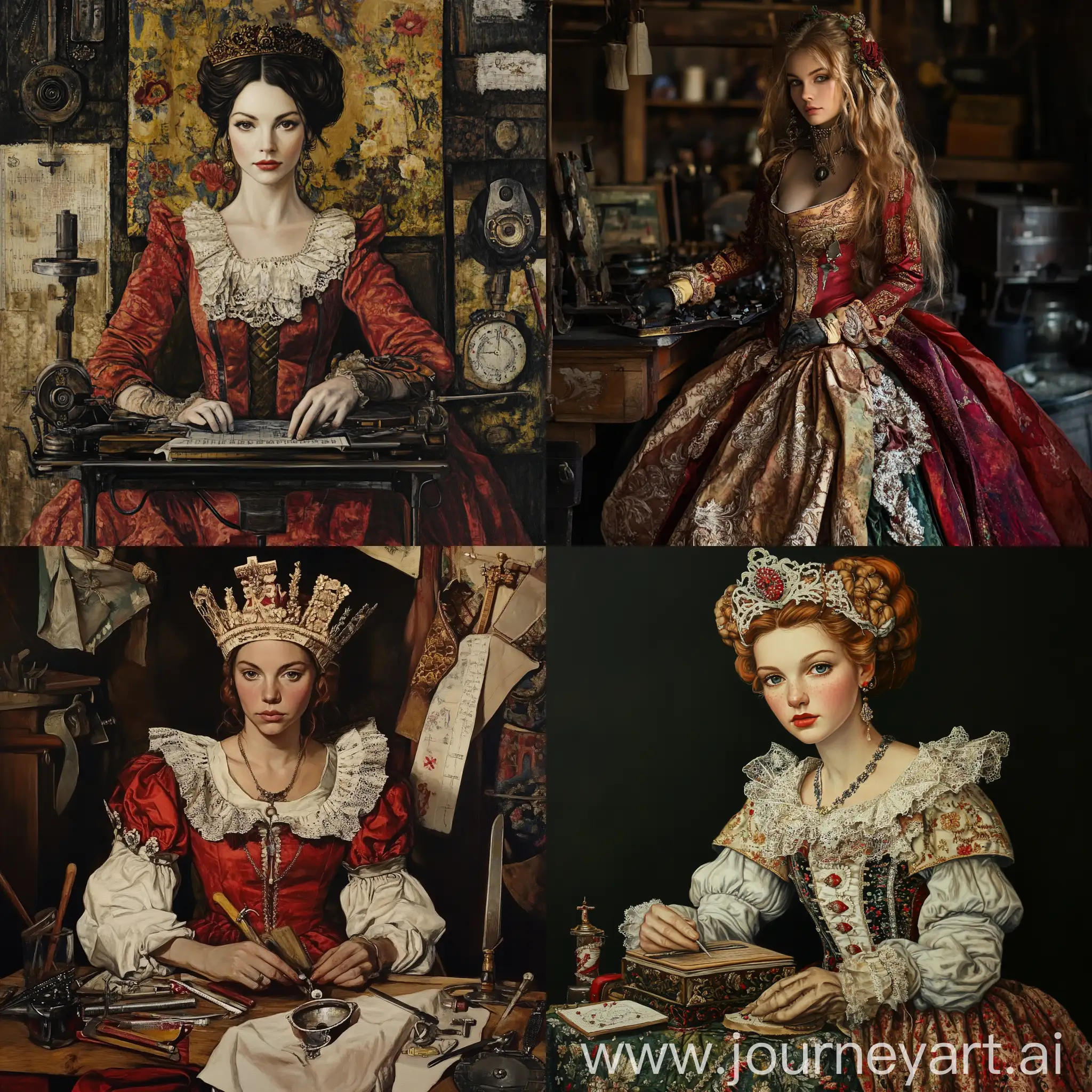 Regal-Seamstress-Queen-Sewing-Elegance