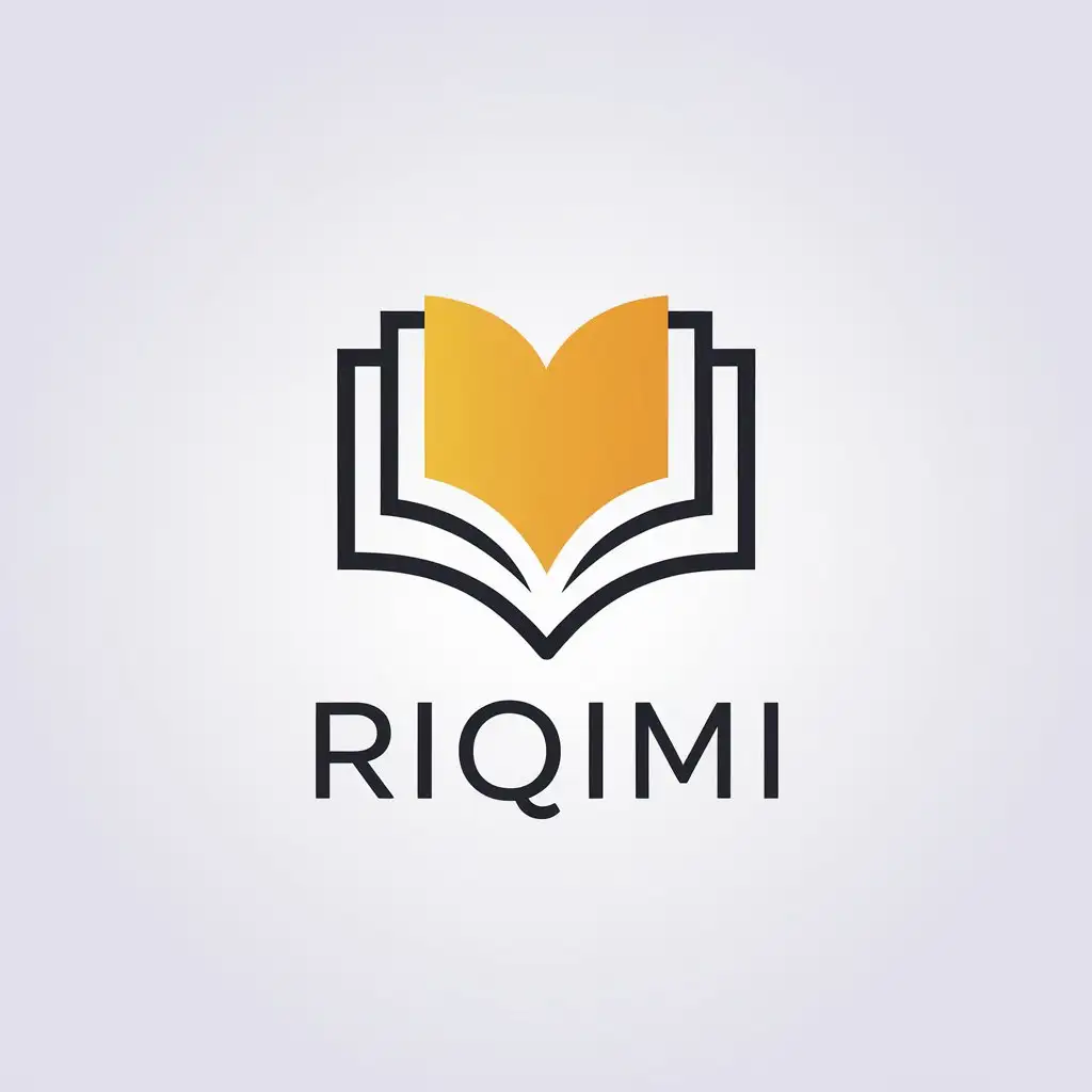 LOGO-Design-for-RIQIMI-Minimalistic-English-Word-Study-Symbol-for-Education-Industry