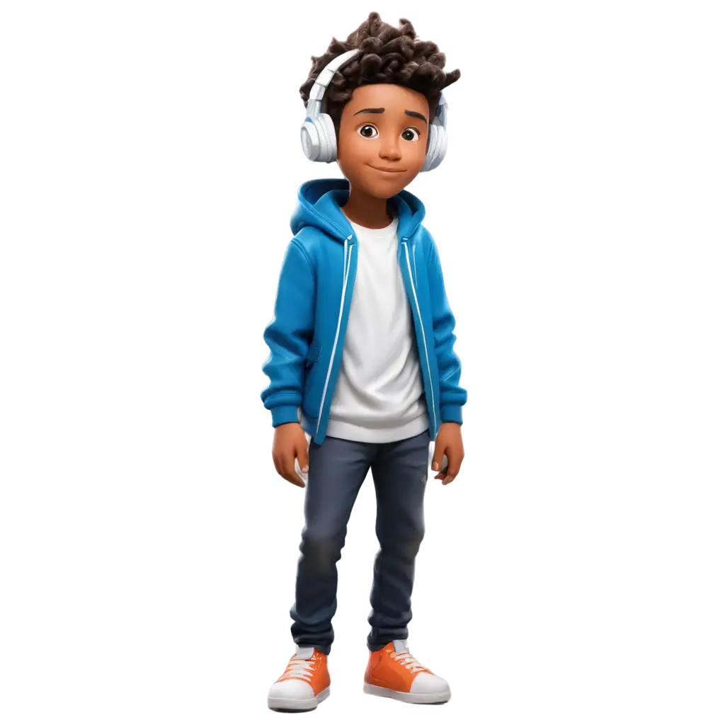 Cartoonish-White-Boy-with-Headphones-and-Cool-Jacket-PNG-Image