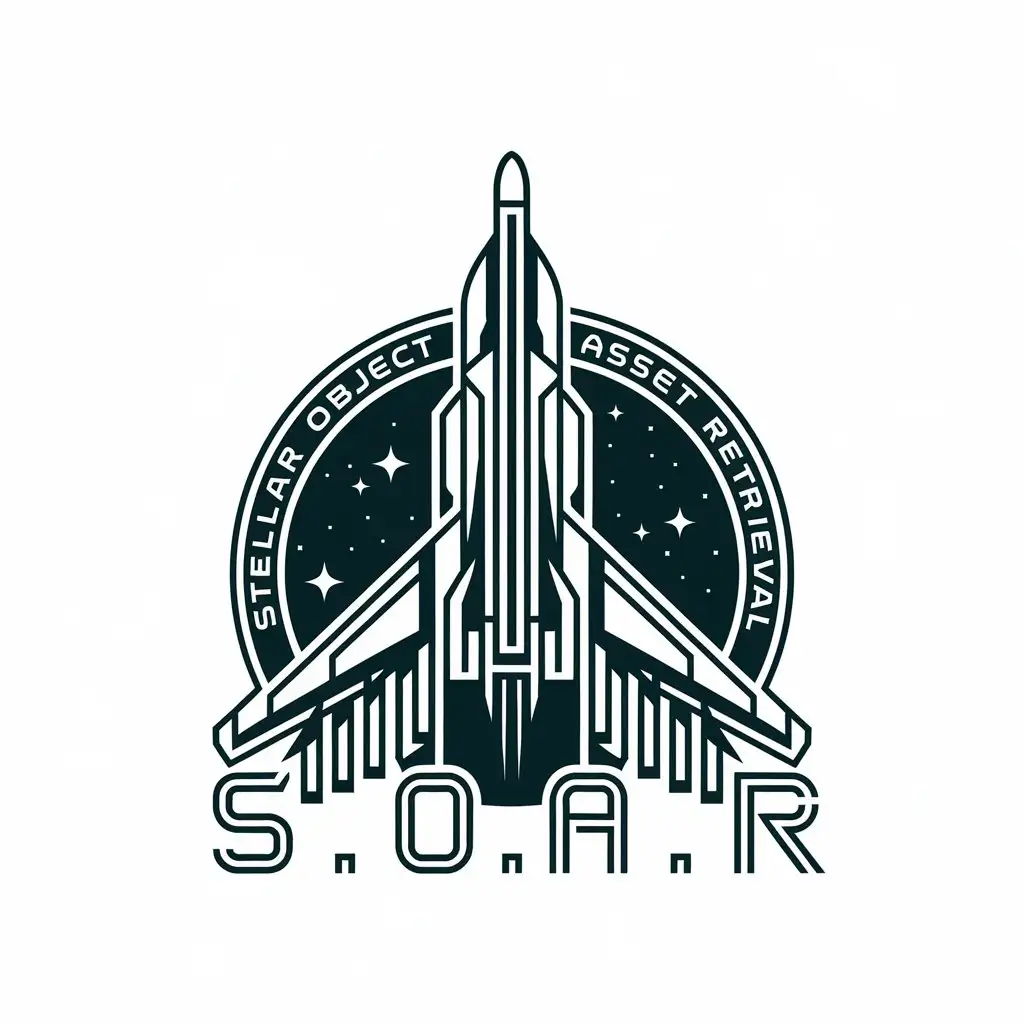 LOGO Design for SOAR Stellar Object Asset Retrieval with a Vector Theme