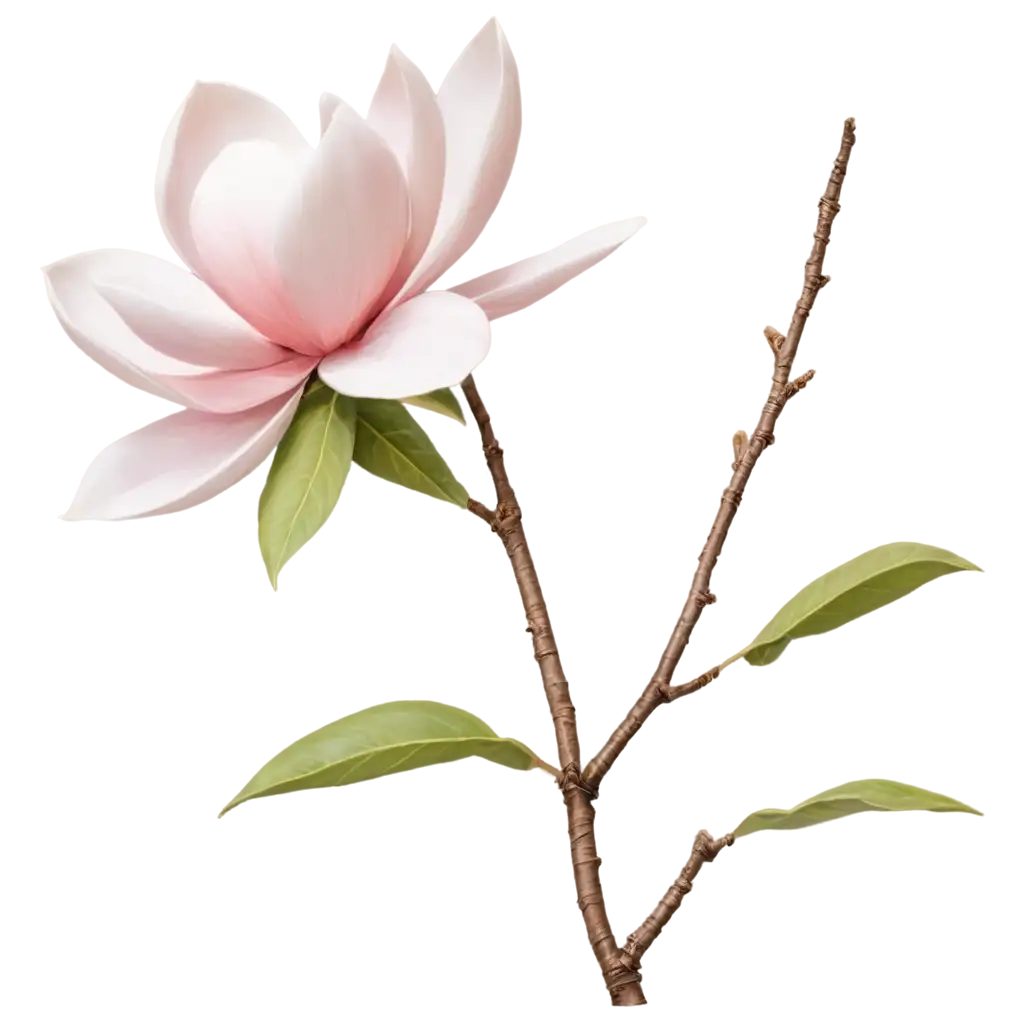 Magnolia-PNG-Image-HighQuality-Botanical-Art-for-Various-Uses