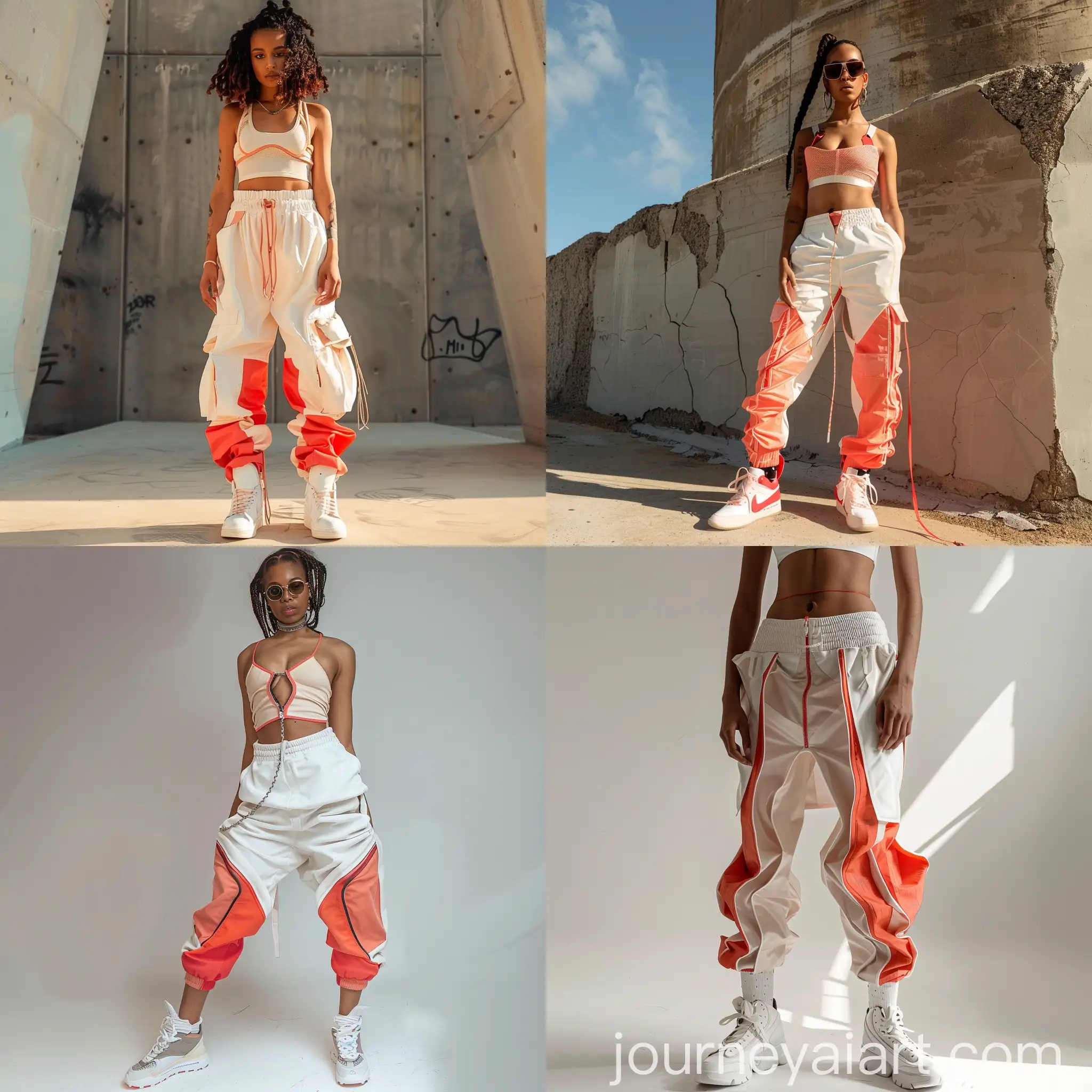 Fashionable-Oversized-Jogger-with-Tank-Corset-and-Matching-Sneakers-for-Women