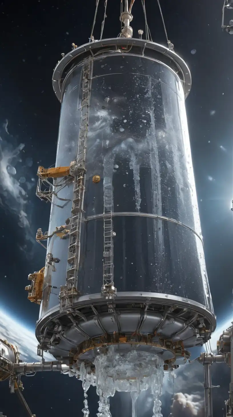 Condensation Water Production in Space