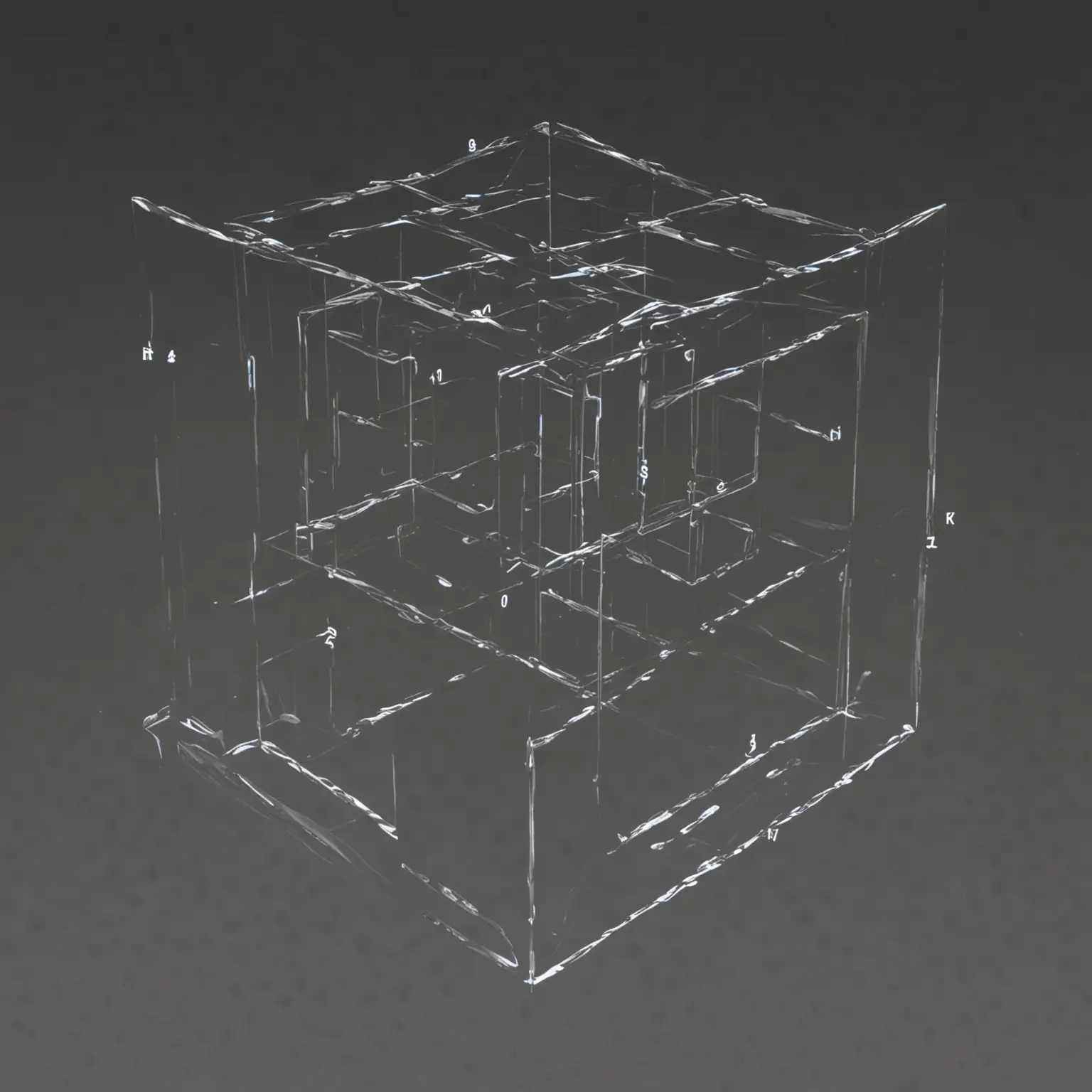 -1.9dimensions cube