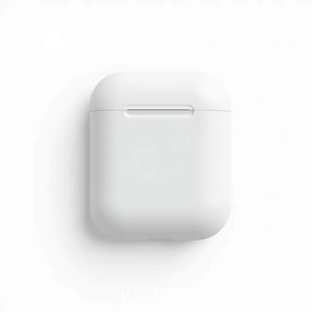 HyperRealistic-AirPods-Case-in-White-Background