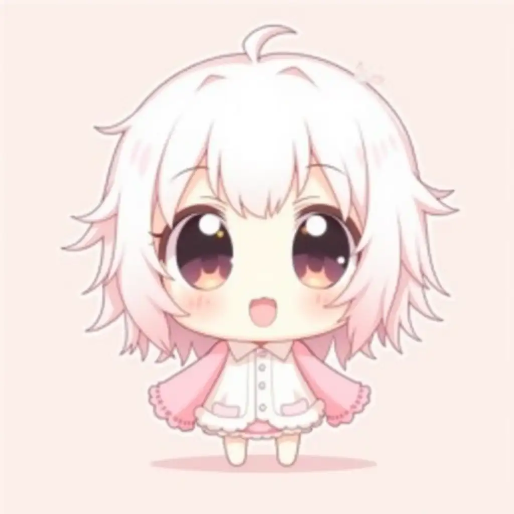 Kawaii-Chibi-Anime-Girl-with-White-and-Pink-Hair-in-Pastel-Colors