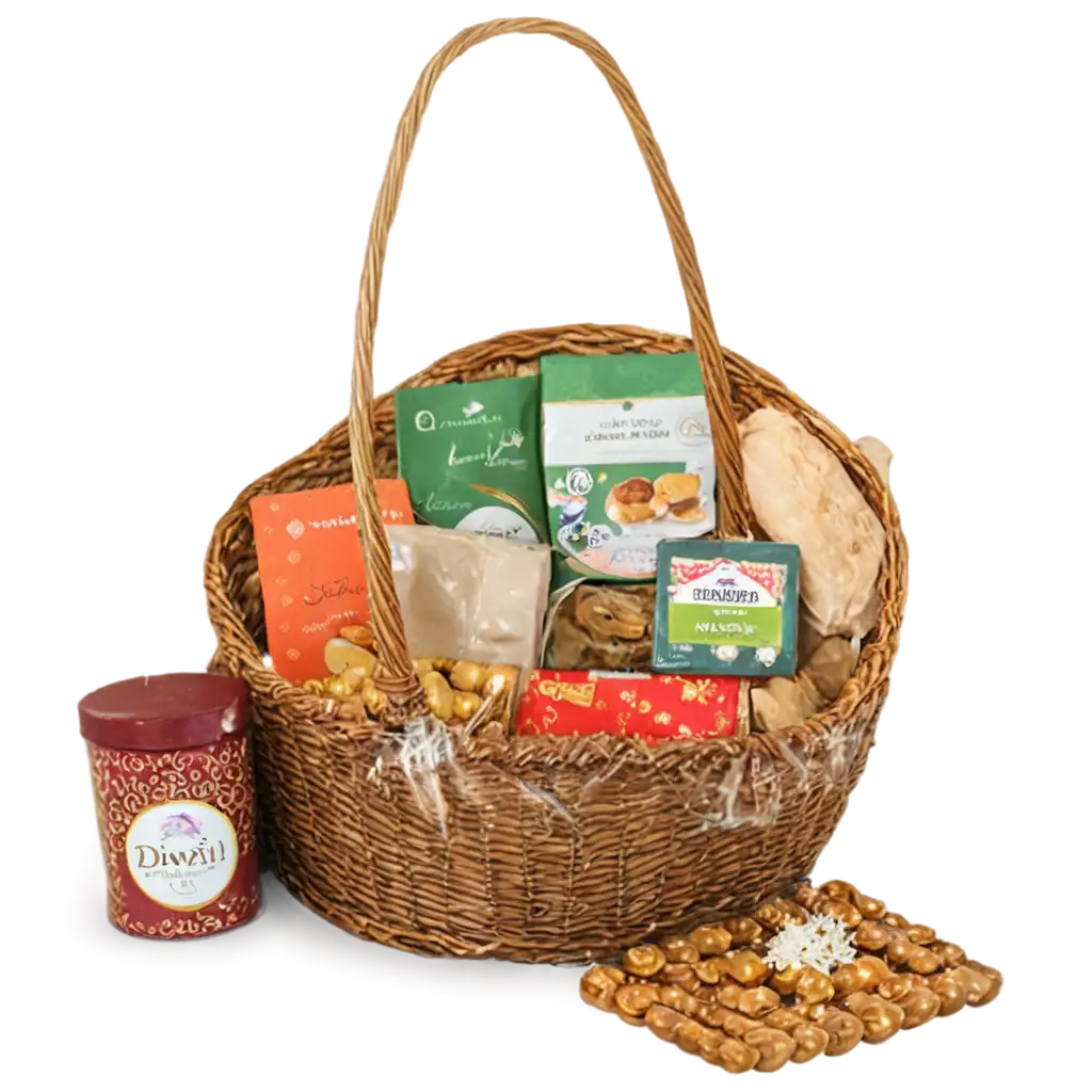 Vibrant-Diwali-Gift-Hampers-PNG-Perfect-for-Festive-Celebrations