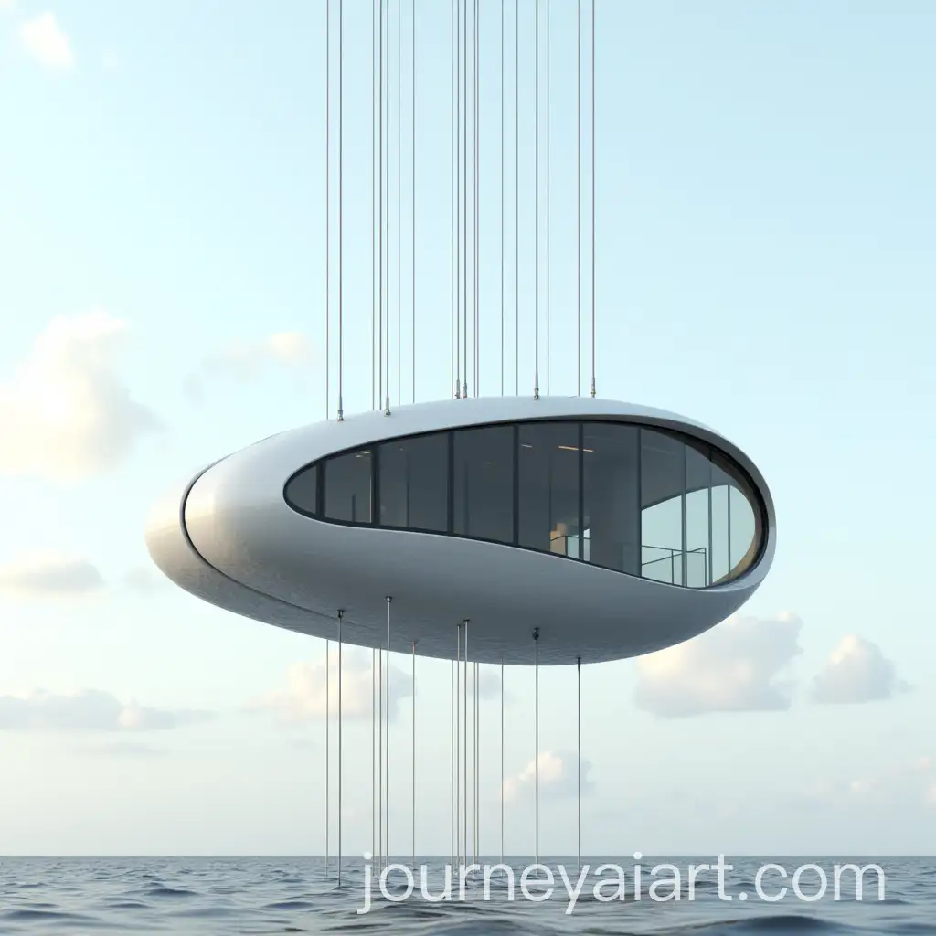 Suspended-Elliptical-Glass-House-Supported-by-Cables-in-DaylightAI-Image-Prompt-Expansion