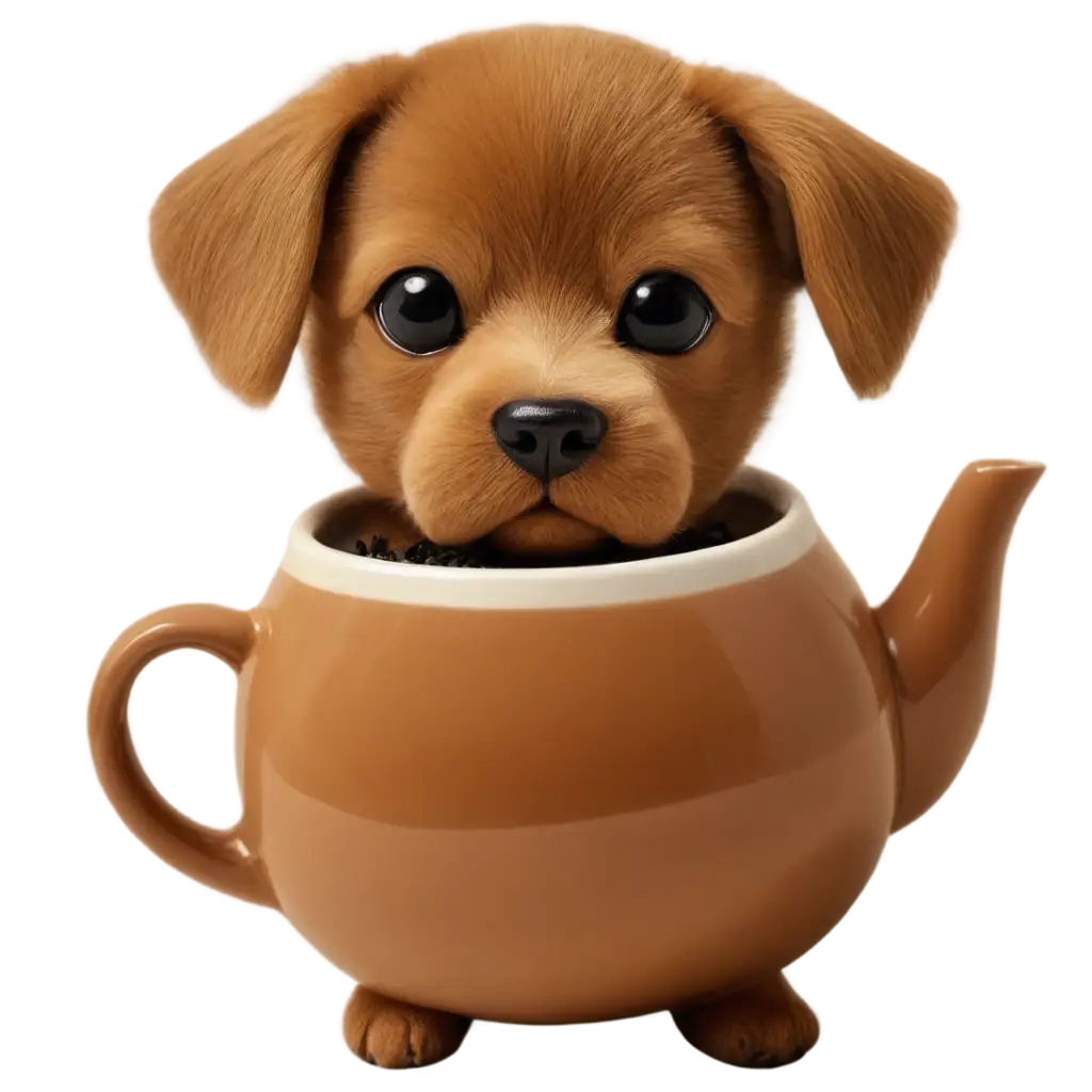 Create-a-Whimsical-Dog-with-Tea-PNG-for-Enhanced-Online-Engagement