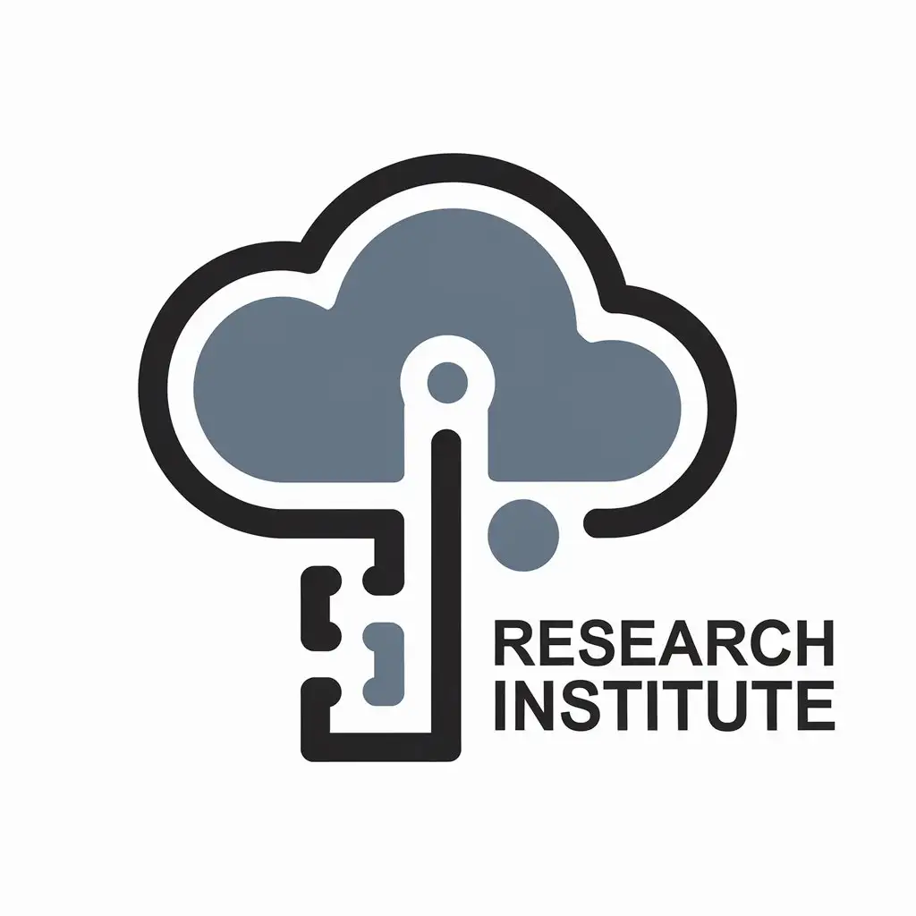 LOGO Design For Research Institute Cloud Key with Moderate and Clear Background