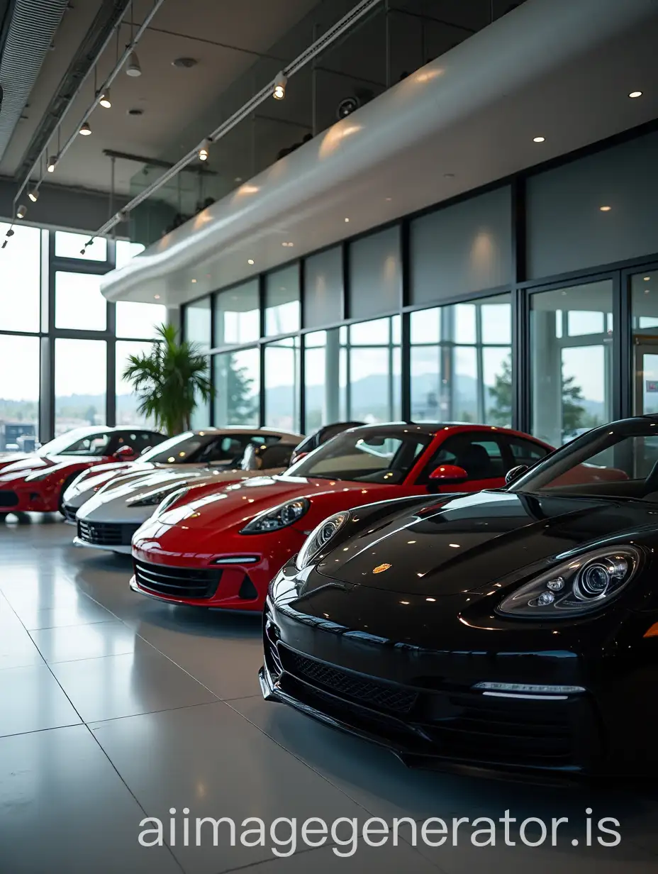 Opulent-Luxury-Car-Dealership-Showcasing-HighEnd-Vehicles