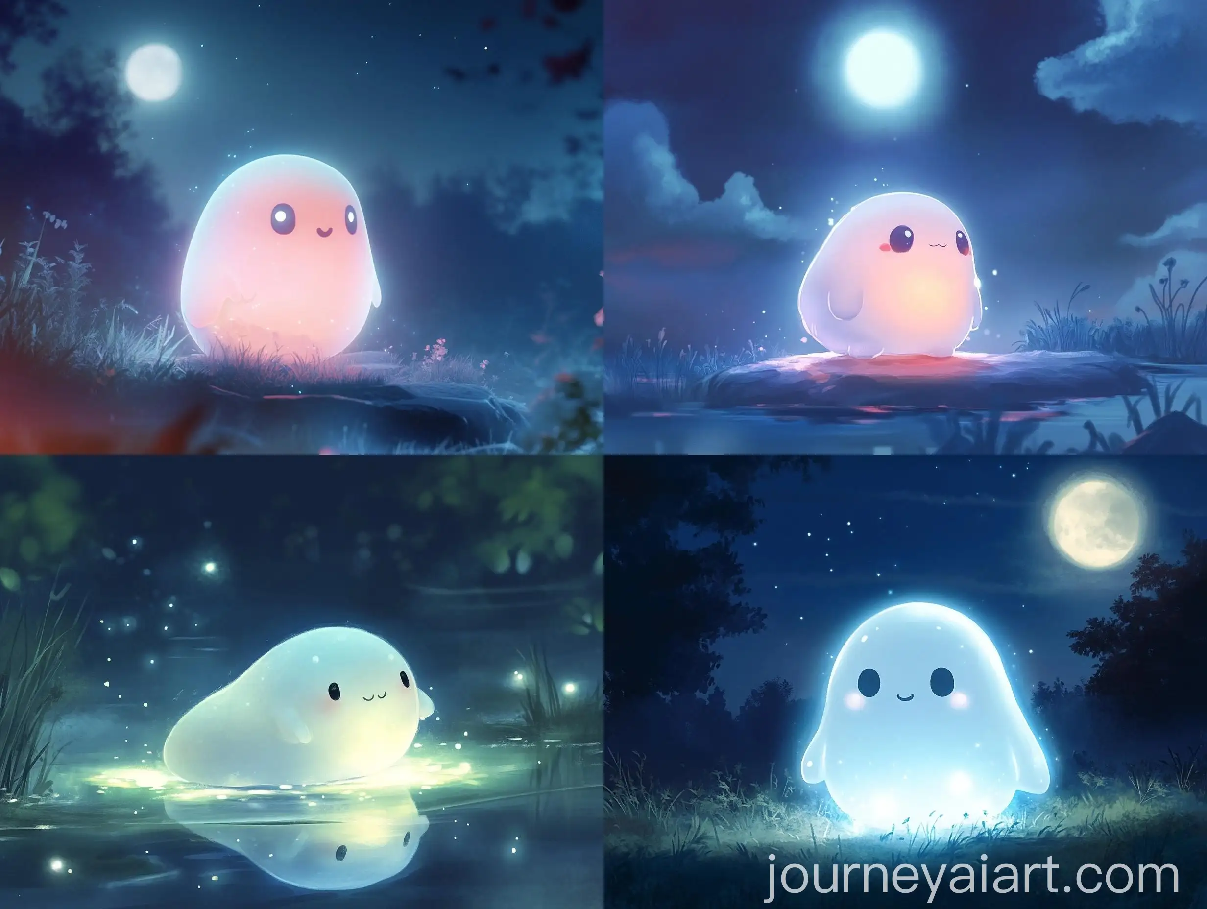 Graceful-Glowing-Alien-Creature-in-Moonlit-Serenity