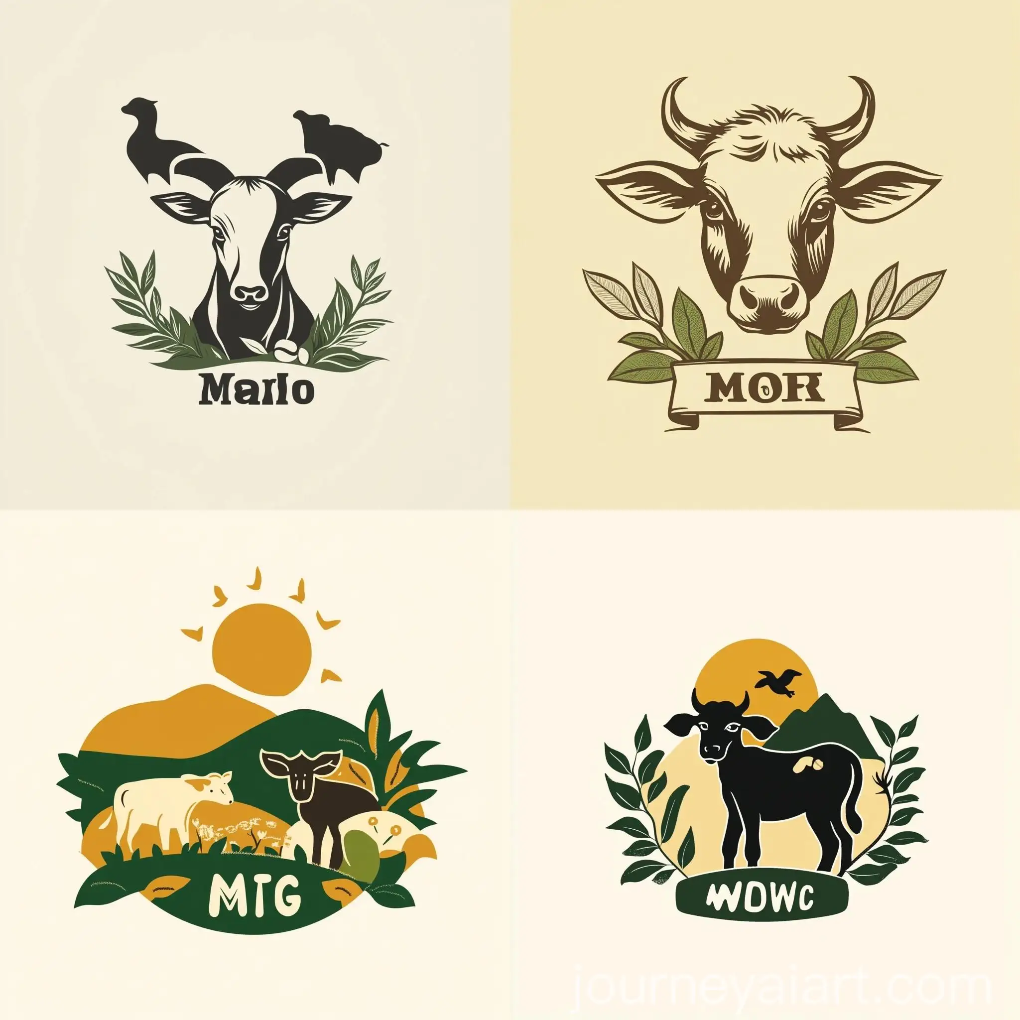 Coffee-Plantation-and-Animal-Farming-Scene