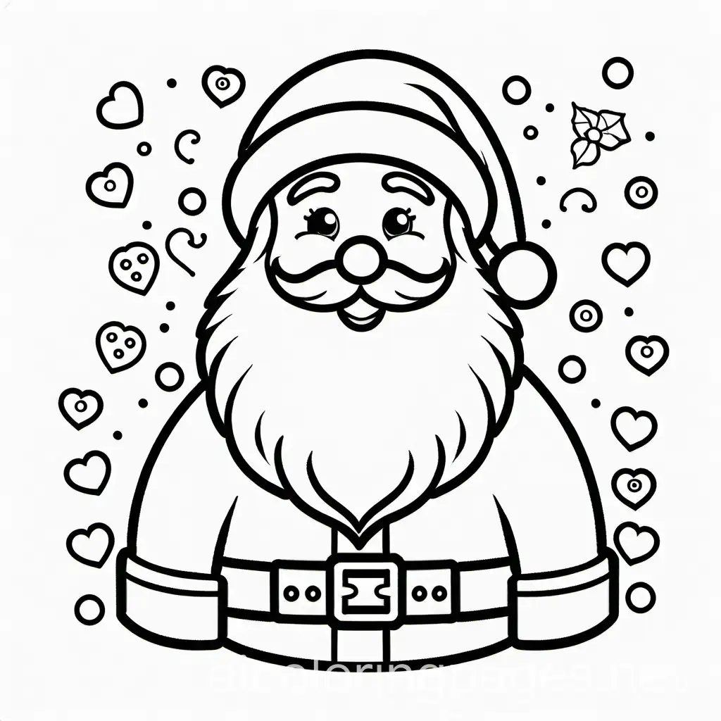 Happy-Sweet-Santa-Claus-Coloring-Page-for-Kids