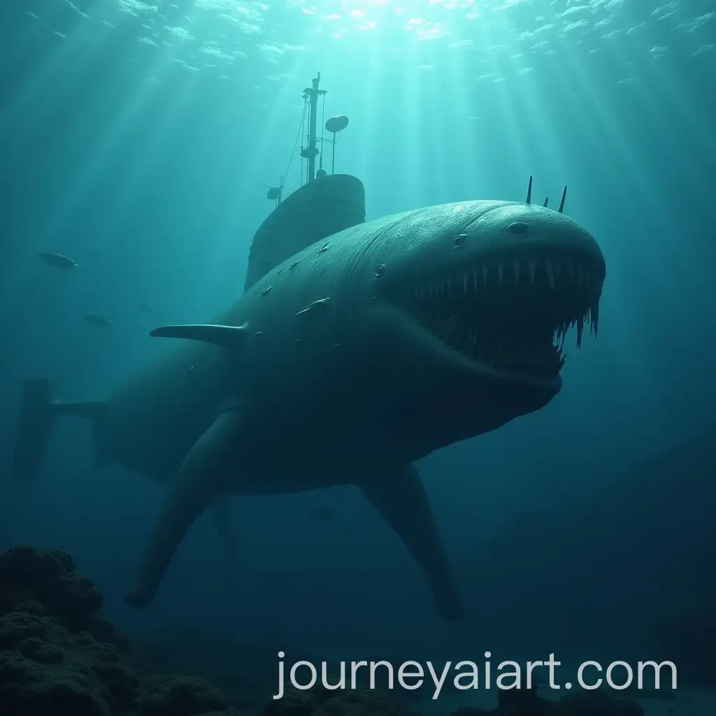 Submarine-Underwater-Attacking-Mysterious-SeaAI-Image-Expansion-Creature
