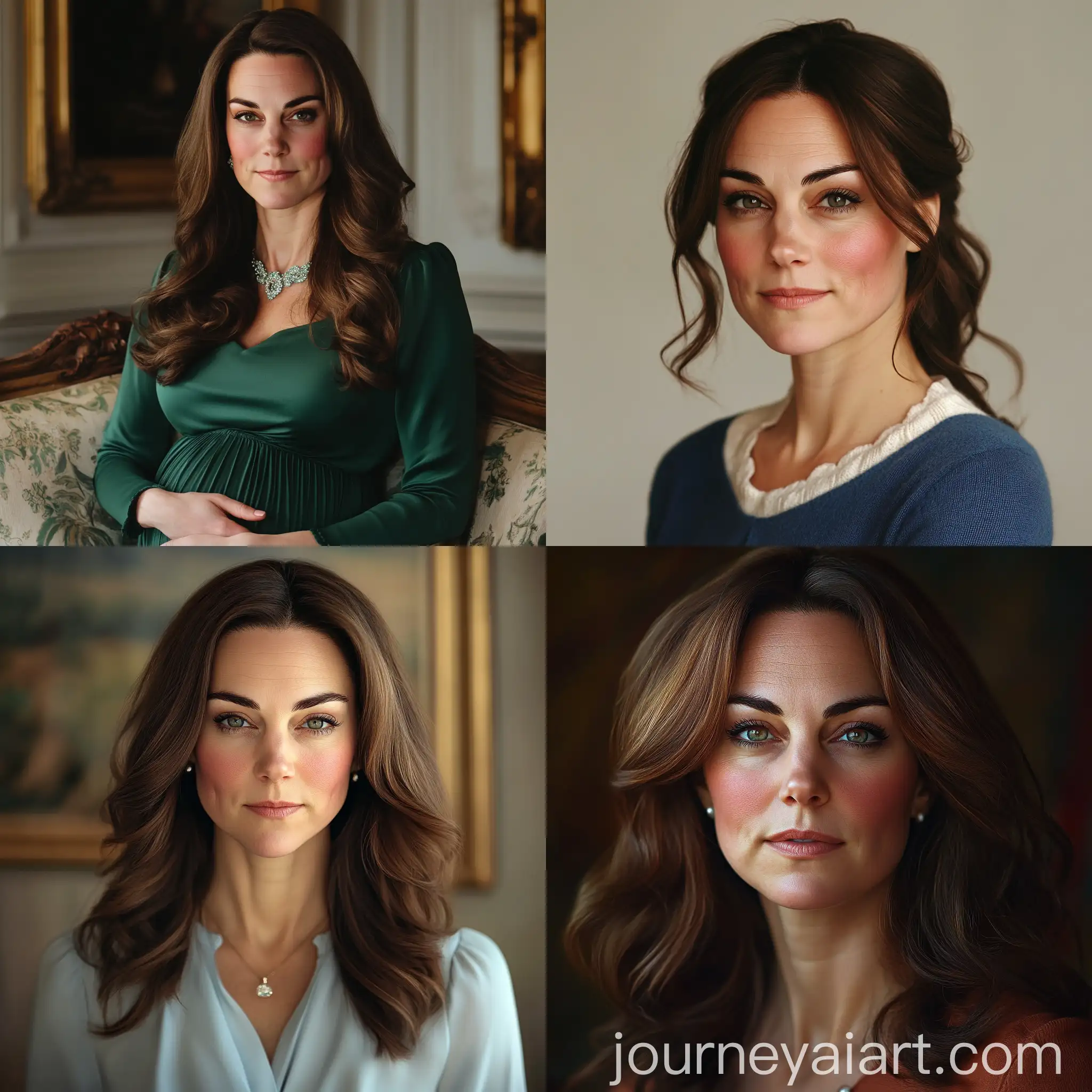 Pregnant-Catherine-Middleton-High-Definition-Color-Realistic-Portrait