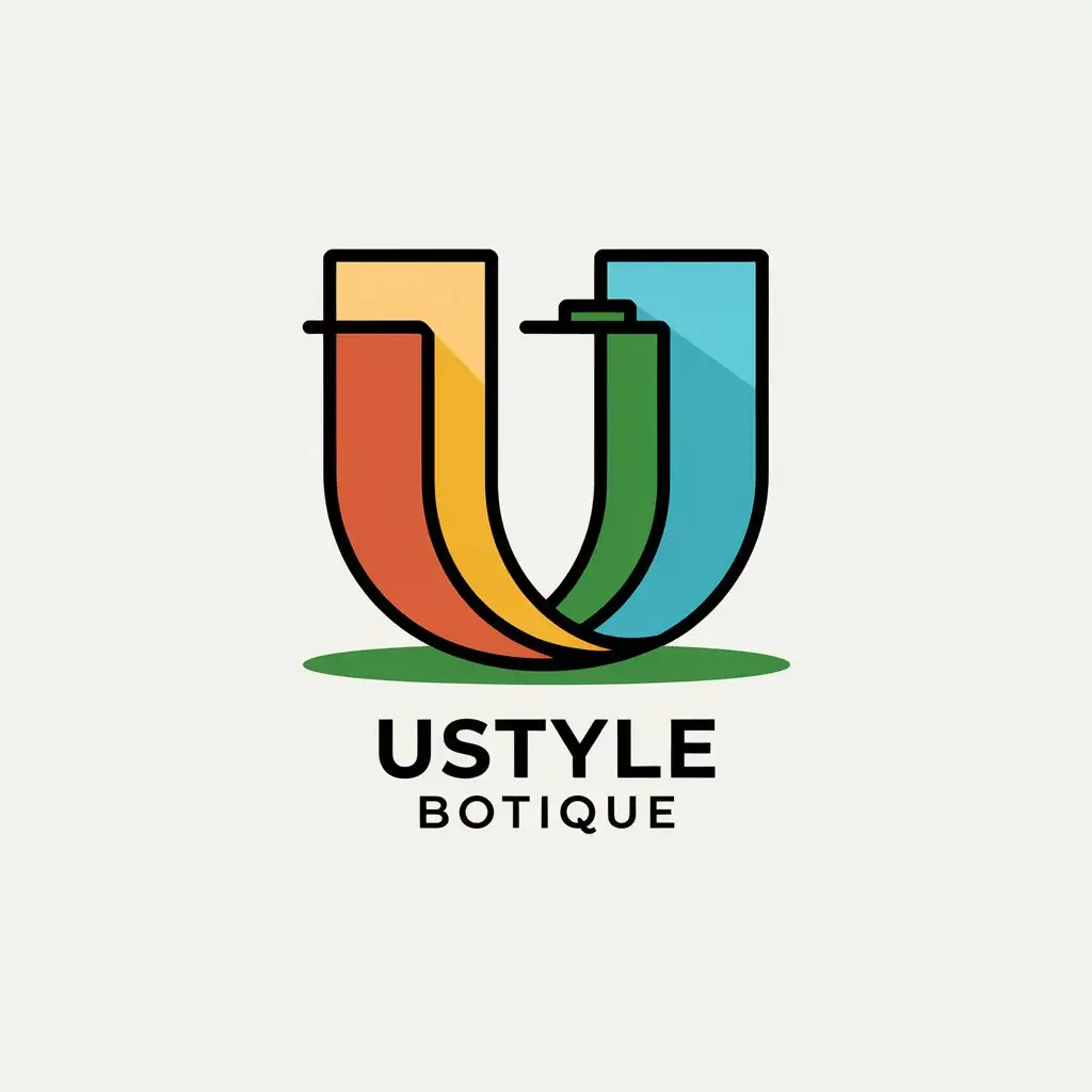 LOGO Design for USTYLE BOTIQUE Simple Realistic Vector Logo with Clear Background