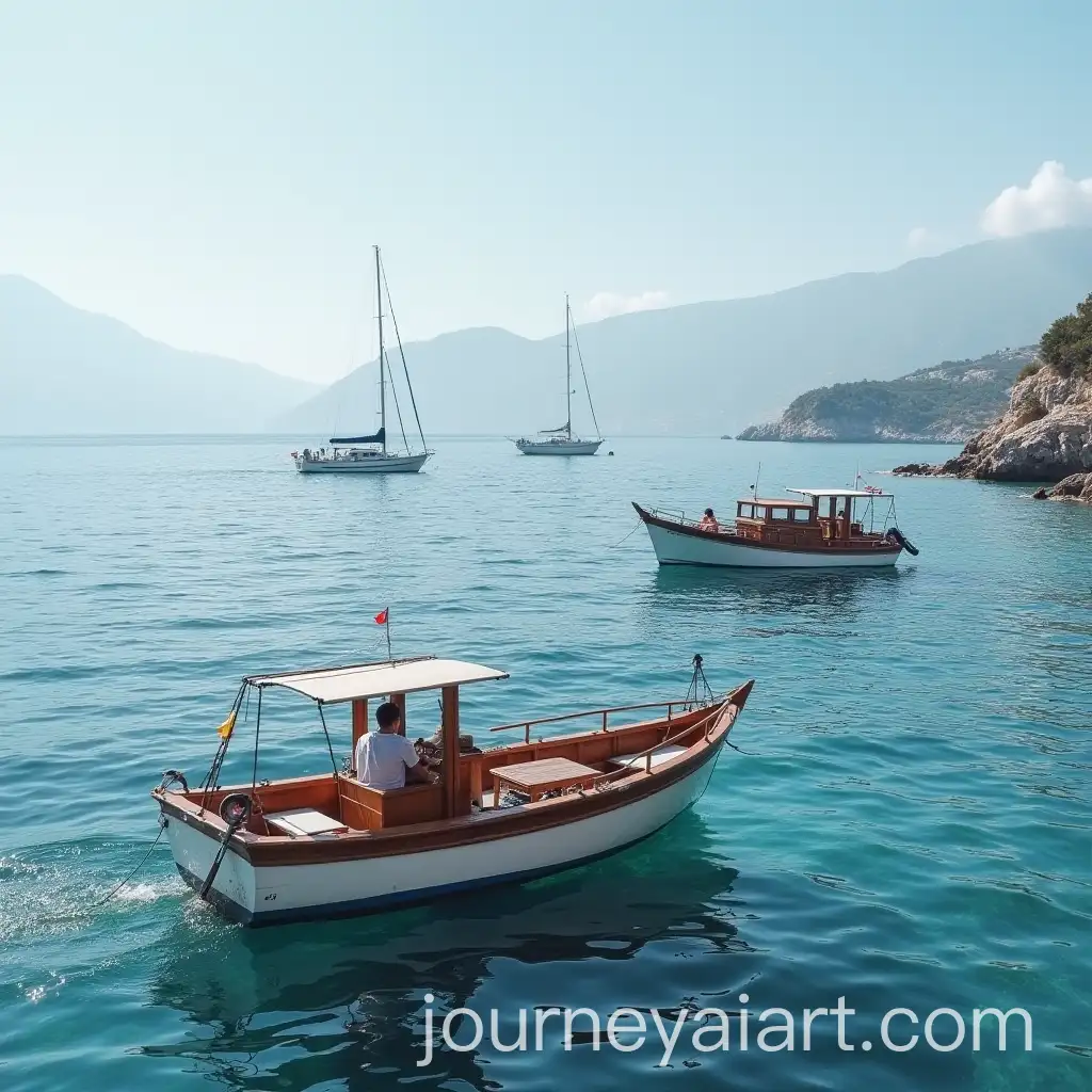 Sailboat-on-the-Water-Under-a-Clear-Sky