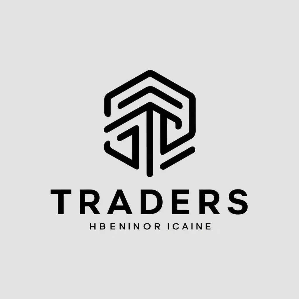 a vector logo design,with the text "TRADERS", main symbol:LIVE,complex,be used in Finance industry,clear background