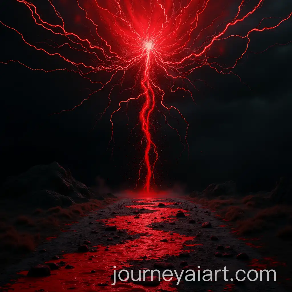Intricate-Demonic-Blood-Lines-on-Thunderous-Black-Landscape