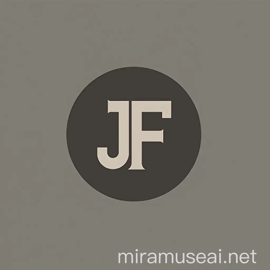 Fashionable JF Brand Logo Design