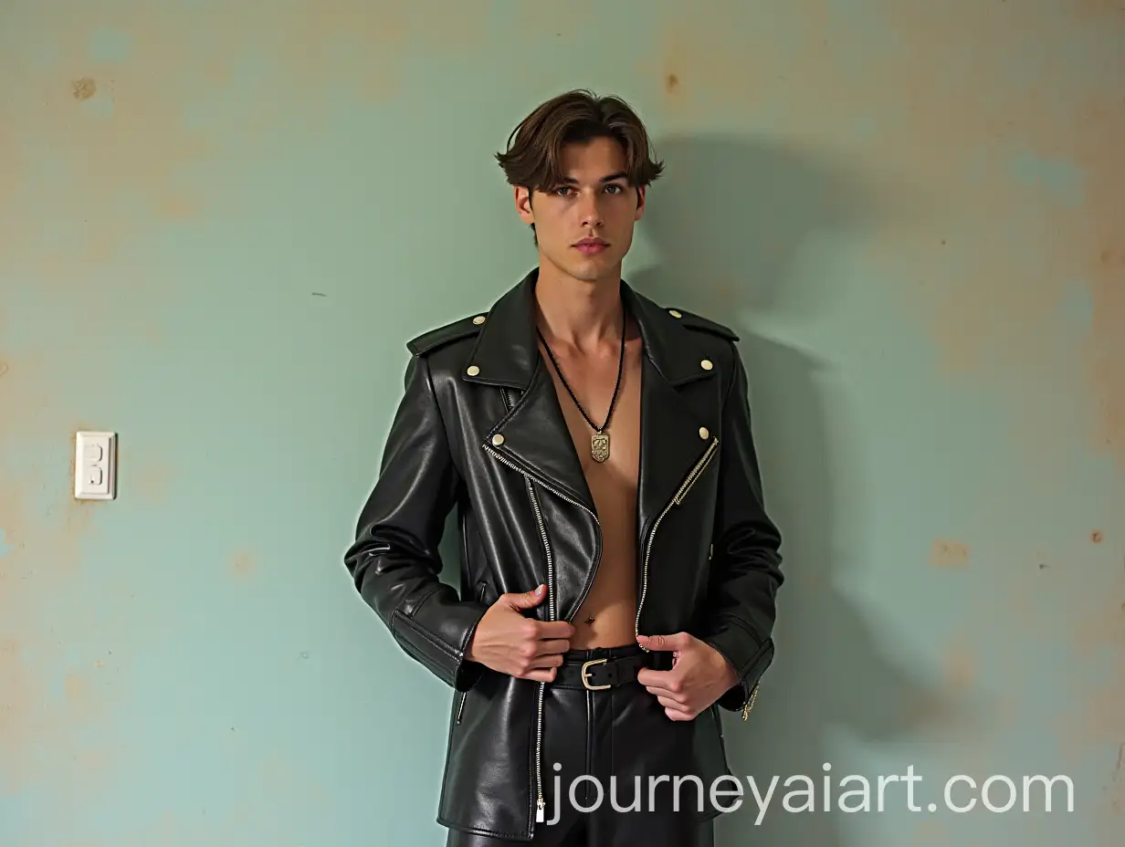 Stylish-Latex-Jacket-on-a-Flat-Surface