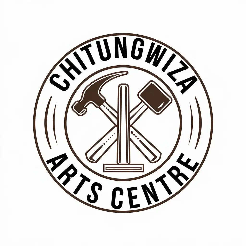 LOGO Design for Chitungwiza Arts Centre Vector Logo with Sculptors Theme