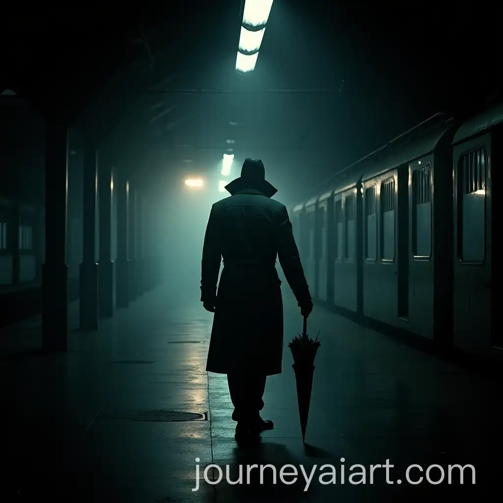Mysterious-FigureAI-Image-Prompt-Expansion-in-Trench-Coat-at-Abandoned-Train-Station-in-Cinematic-Film-Noir-Style