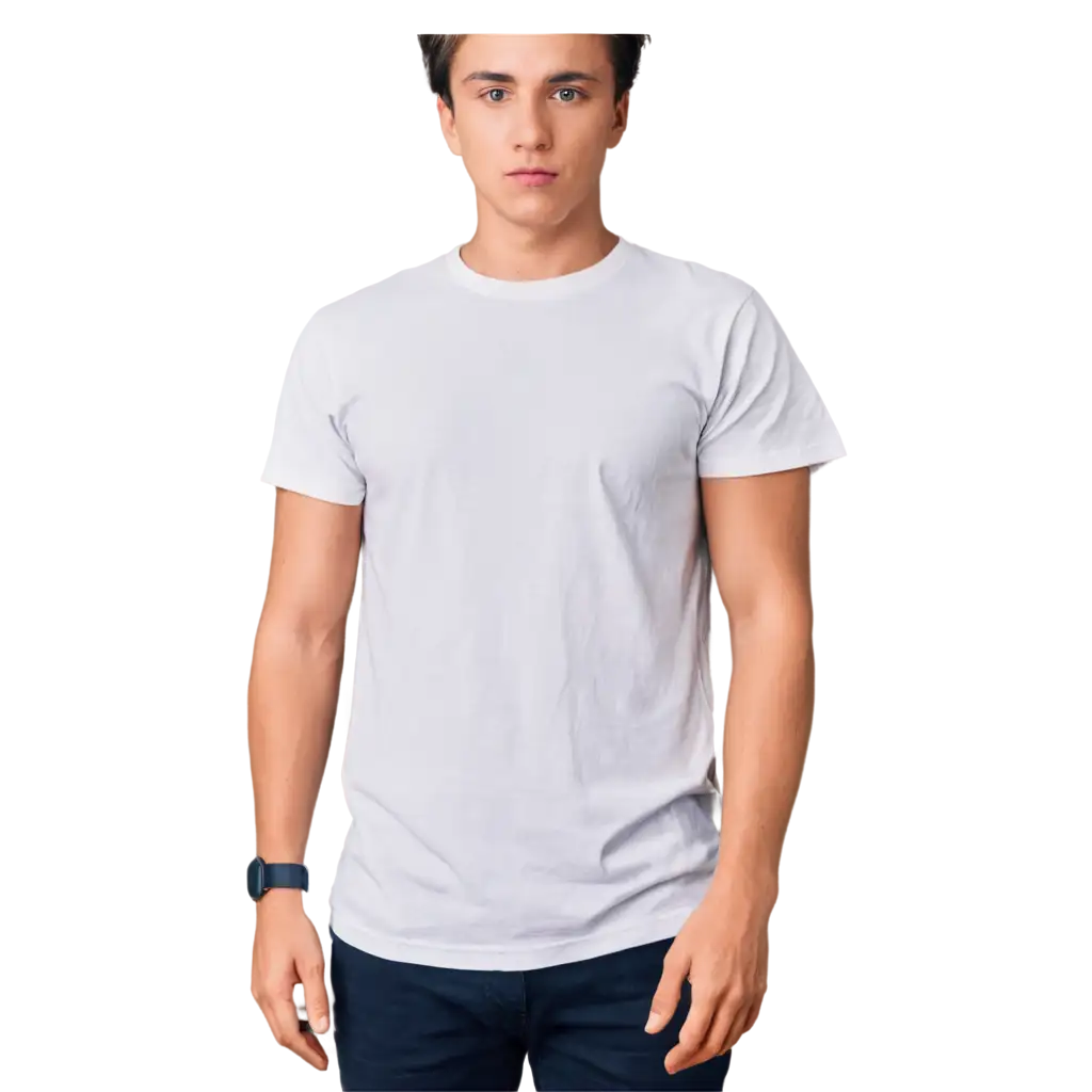 Unisex-White-Tshirt-PNG-Image-Simple-Versatile-and-HighQuality