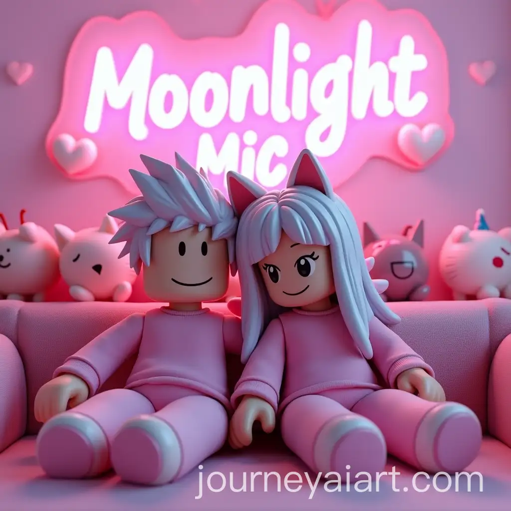 Cozy-Roblox-Characters-with-Neon-Accents-on-a-Couch