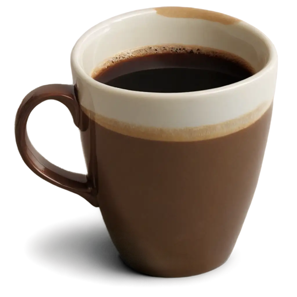 PNG-Image-of-a-Steaming-Cup-of-Coffee-Capturing-Warmth-and-Aroma-in-Detail