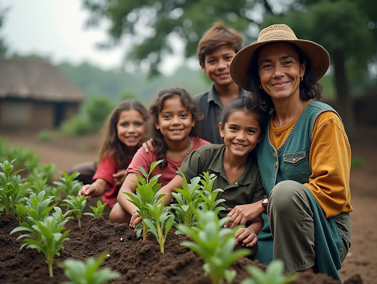 images of restoration and growth of community.