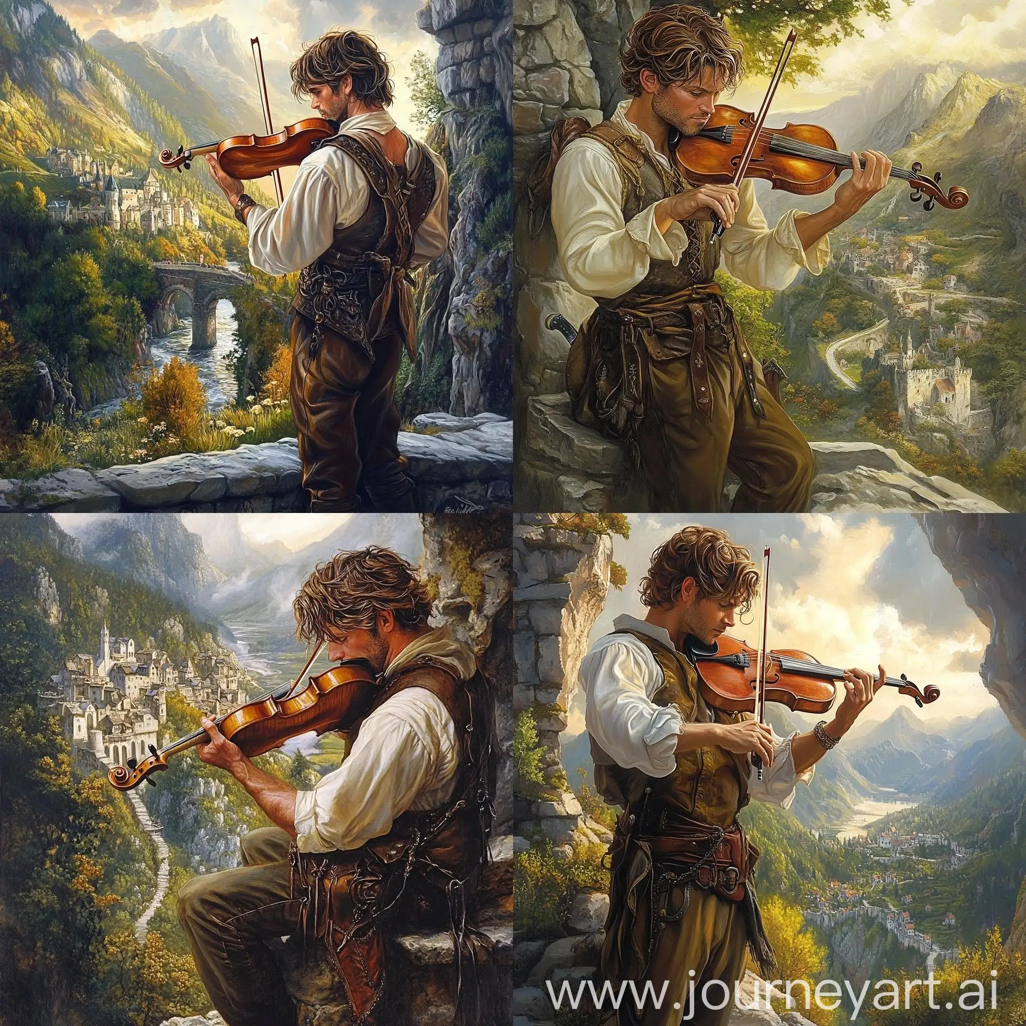 Fantasy-Adventure-Halfling-Bard-Serenades-the-Enchanted-Forest