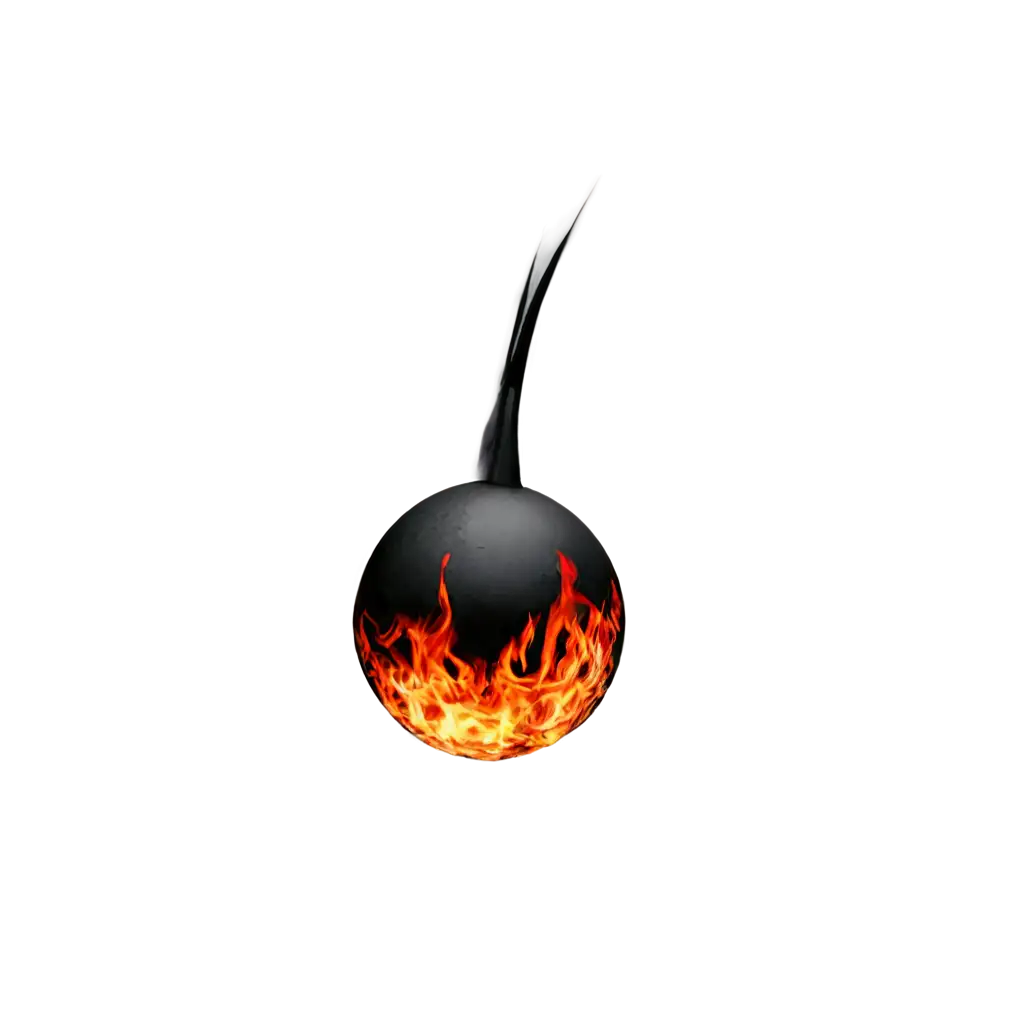 Creative-Burning-Ball-PNG-Image-Captivating-Visuals-for-Online-Engagement