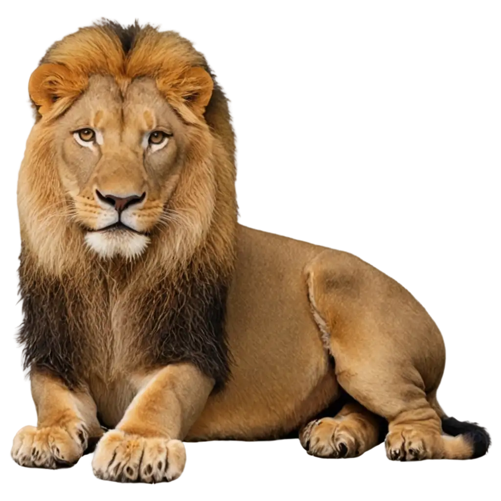 Majestic-Lion-PNG-Capturing-the-Essence-of-Wildlife-in-HighQuality-Format