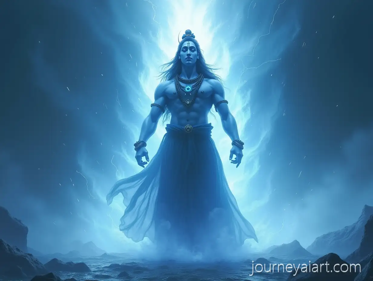 Lord-Shiva-Radiating-Divine-PowerLord-Shiva-Divine-Wrath-on-Mount-Kailash